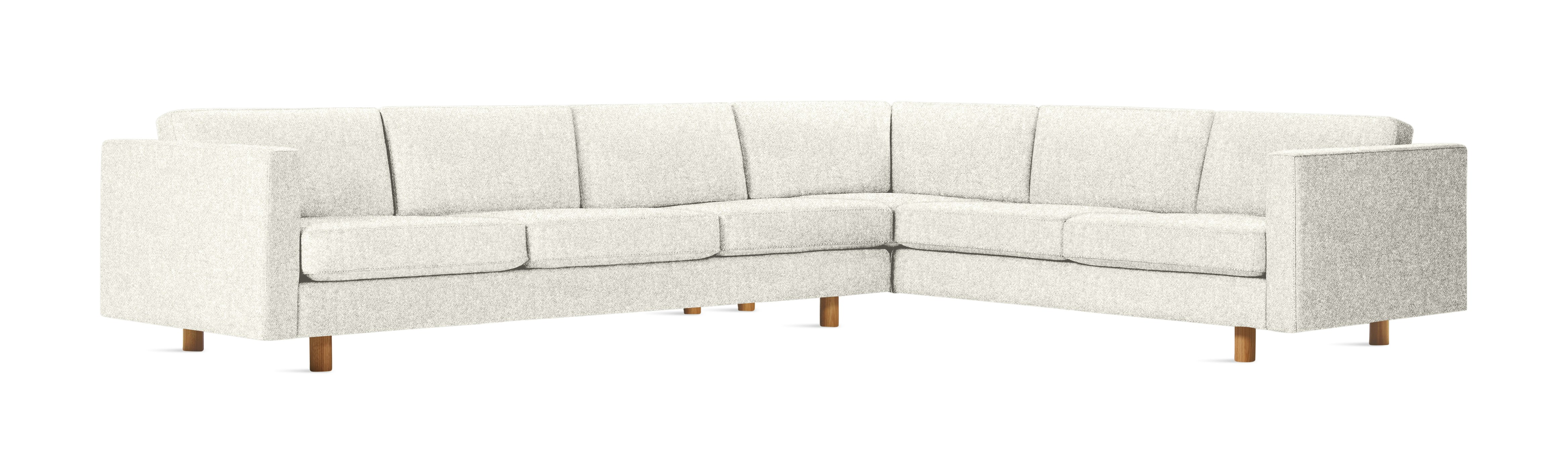 Lispenard Corner Sectional -  H, Right, Luce, Brioche, Oak