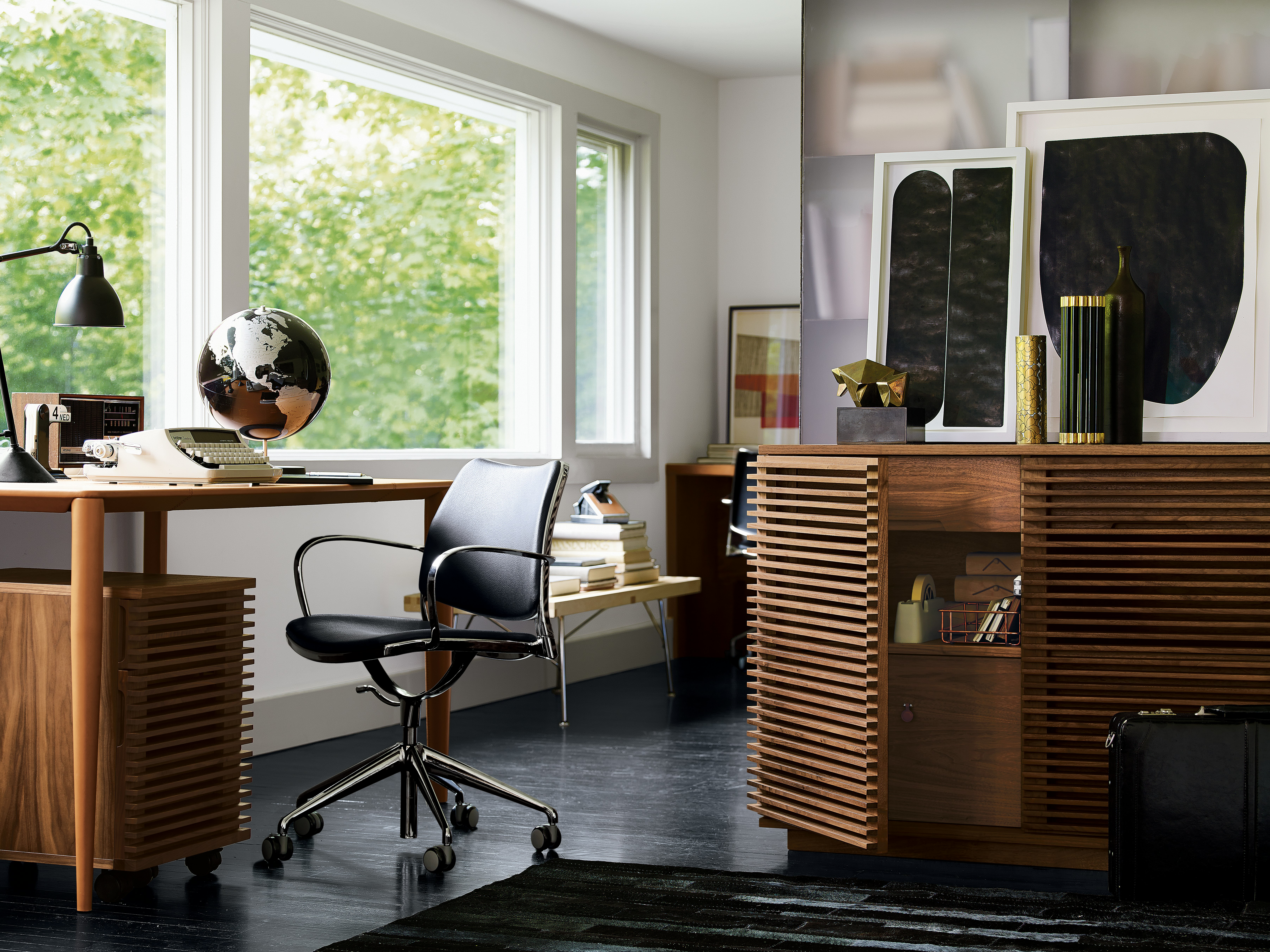 Vella Leather Desk