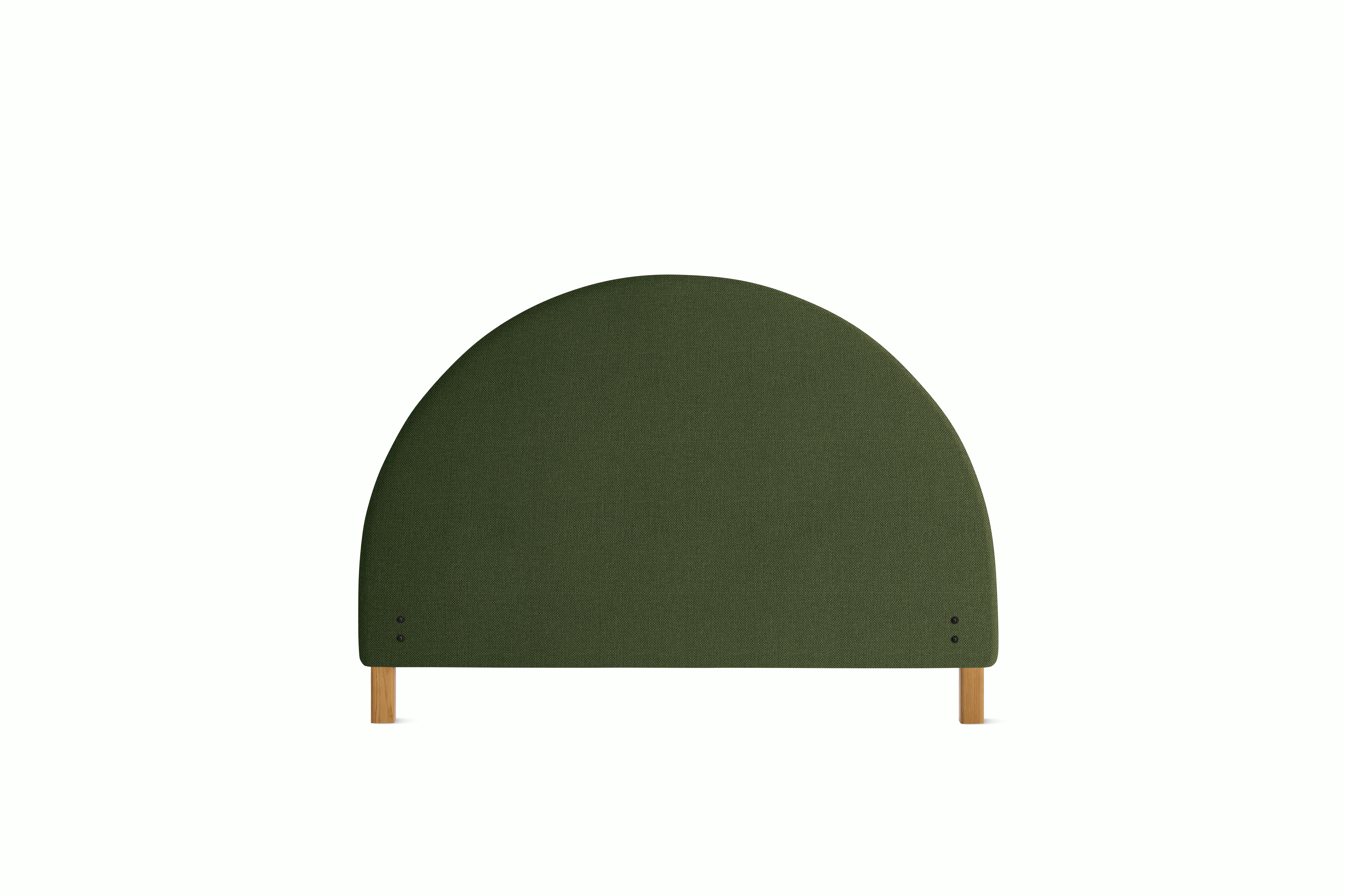 A Demi Headboard  in genus viewed from the front.