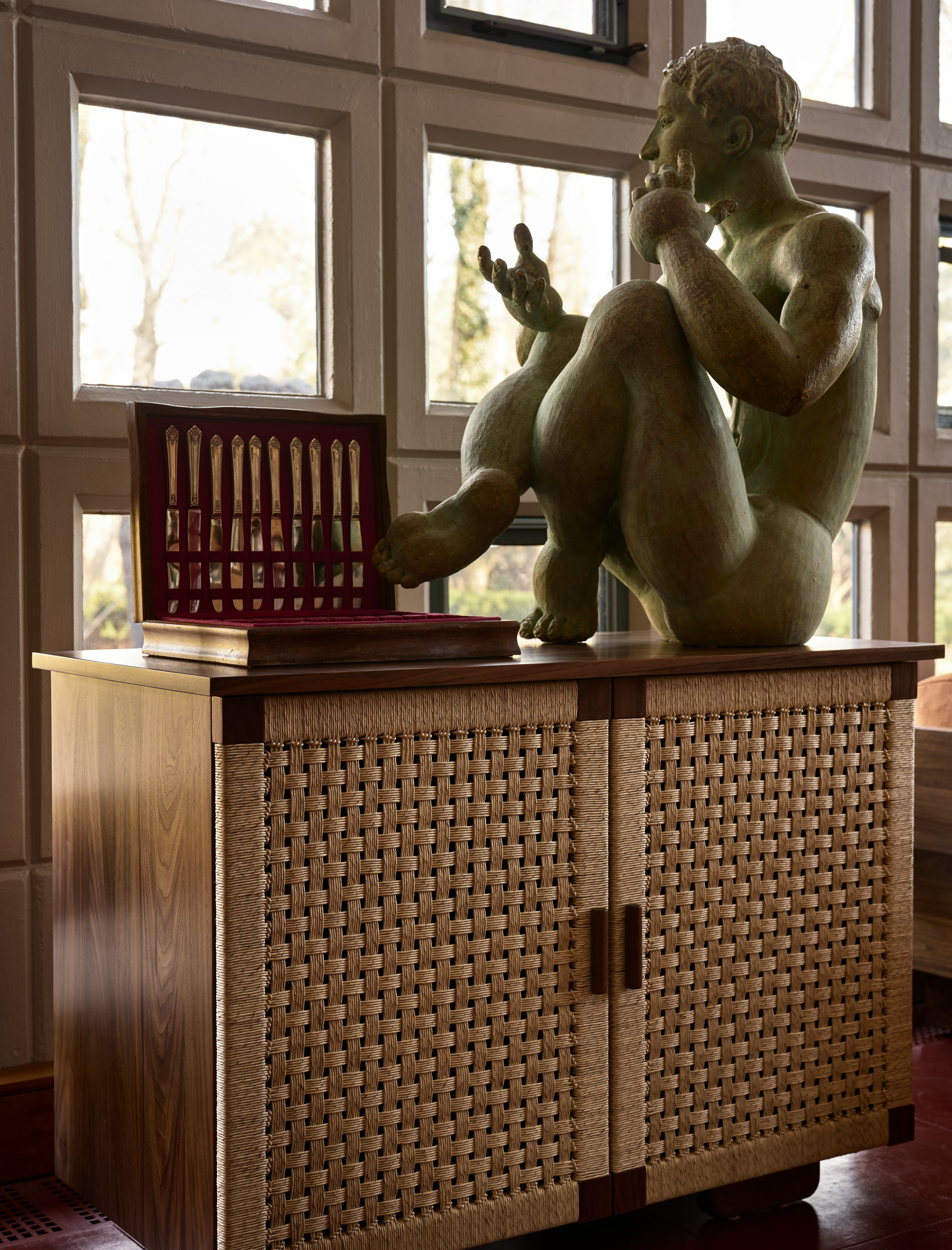 Woven Credenza