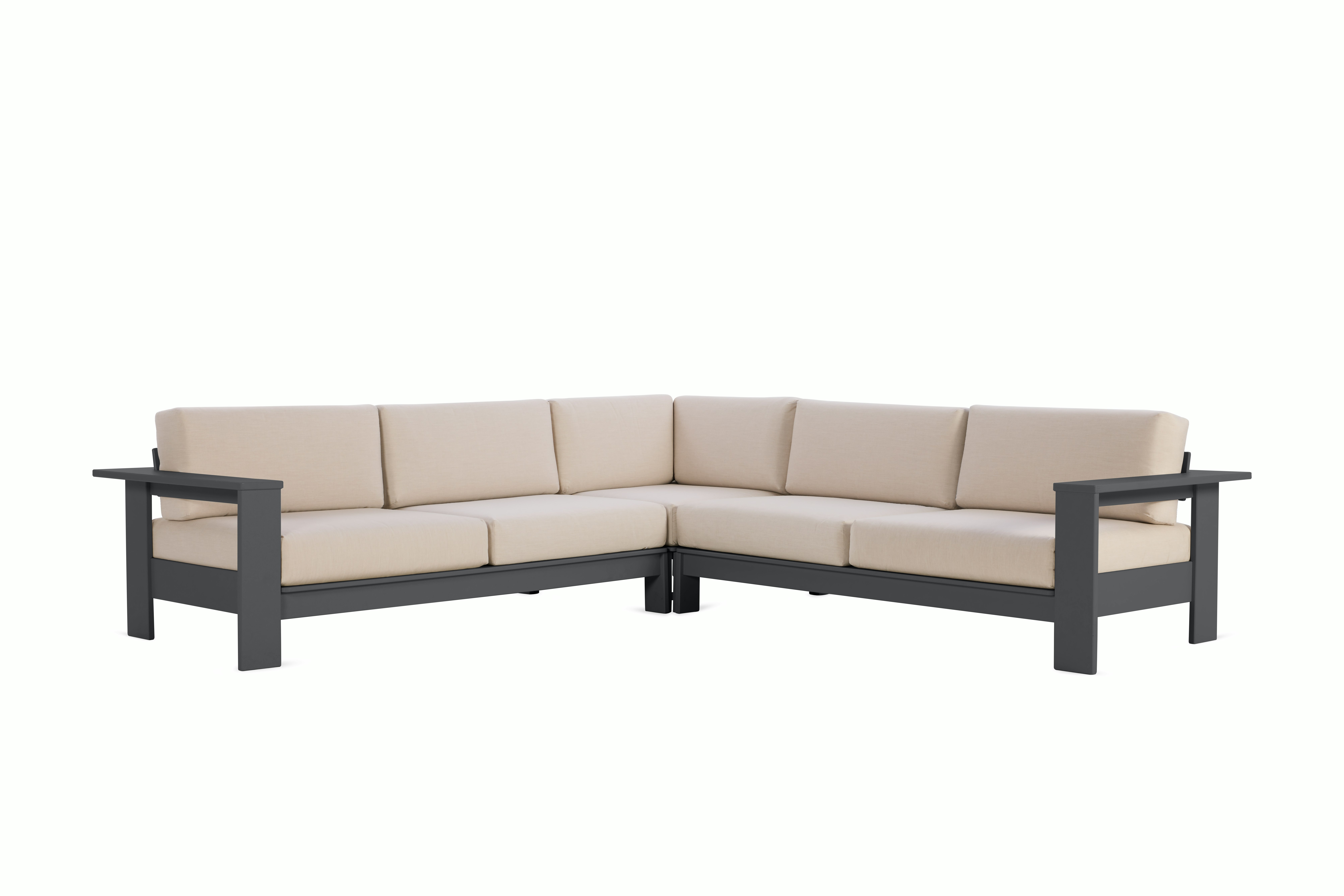 Pepin Corner Sectional - slate,   flax
