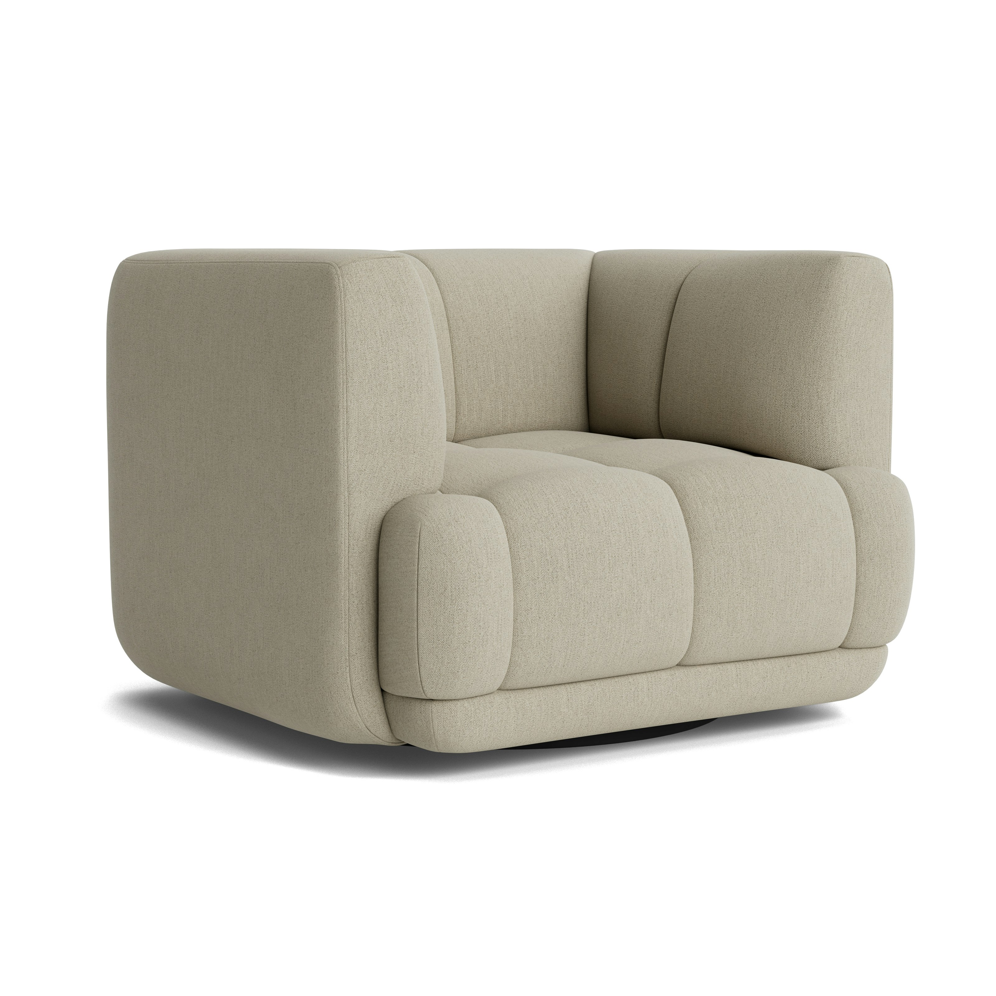 Quilton Swivel Chair - Pecora , Cream