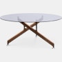 Bone Dining Table - Walnut