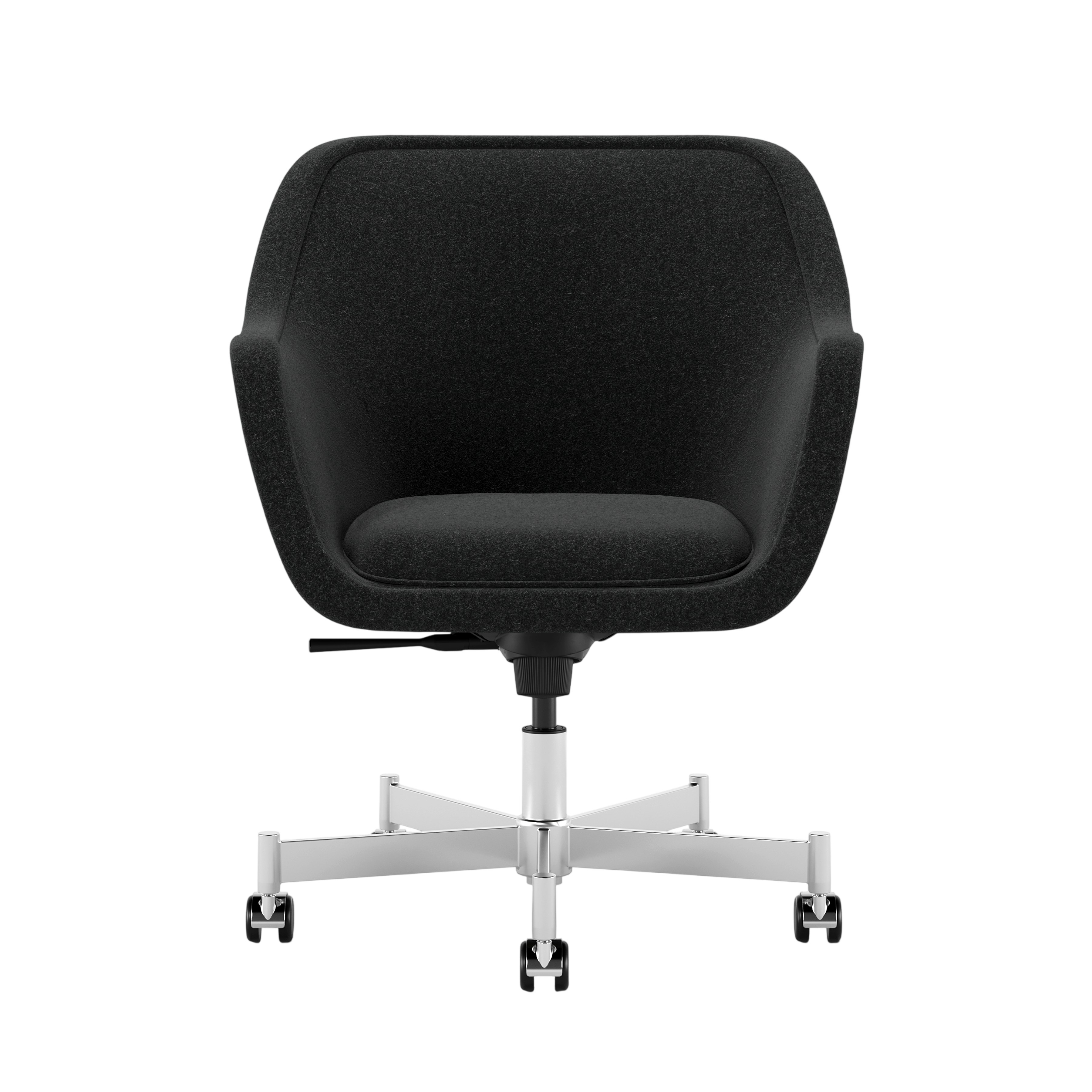 Bumper Task Chair - High Arm, Pecora Basalt