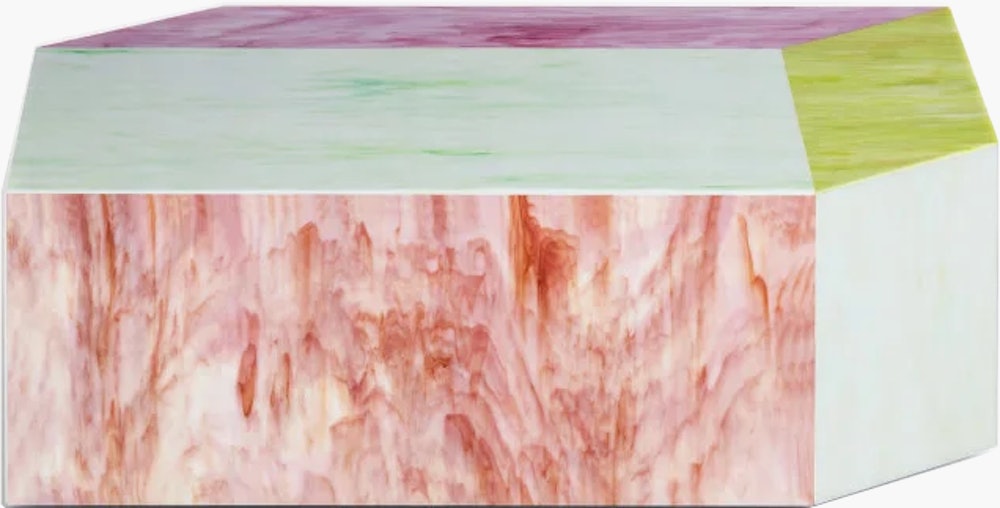 Remis Coffee Table - Multi Rouge