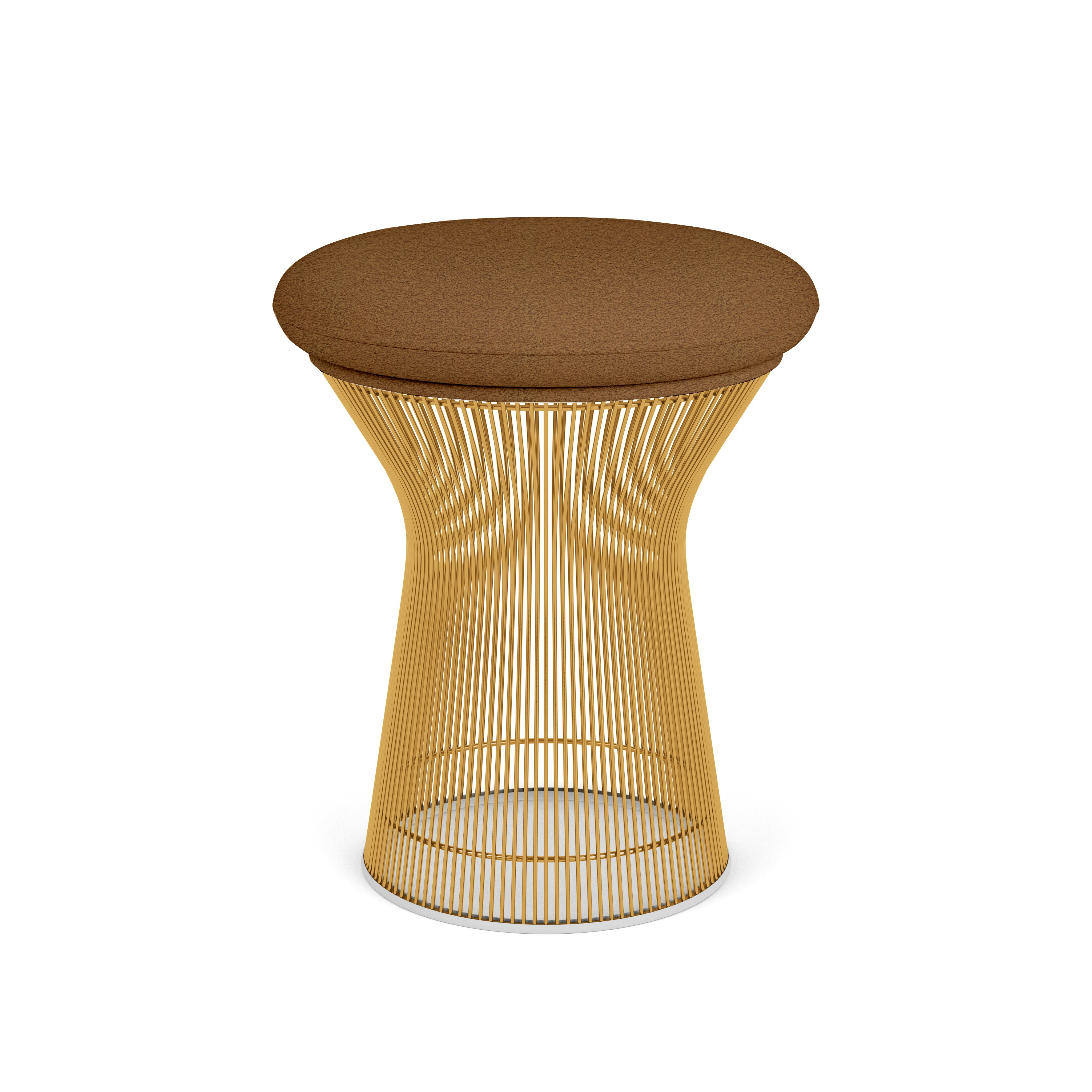 Platner Stool - Puff,  Bronze,  Gold