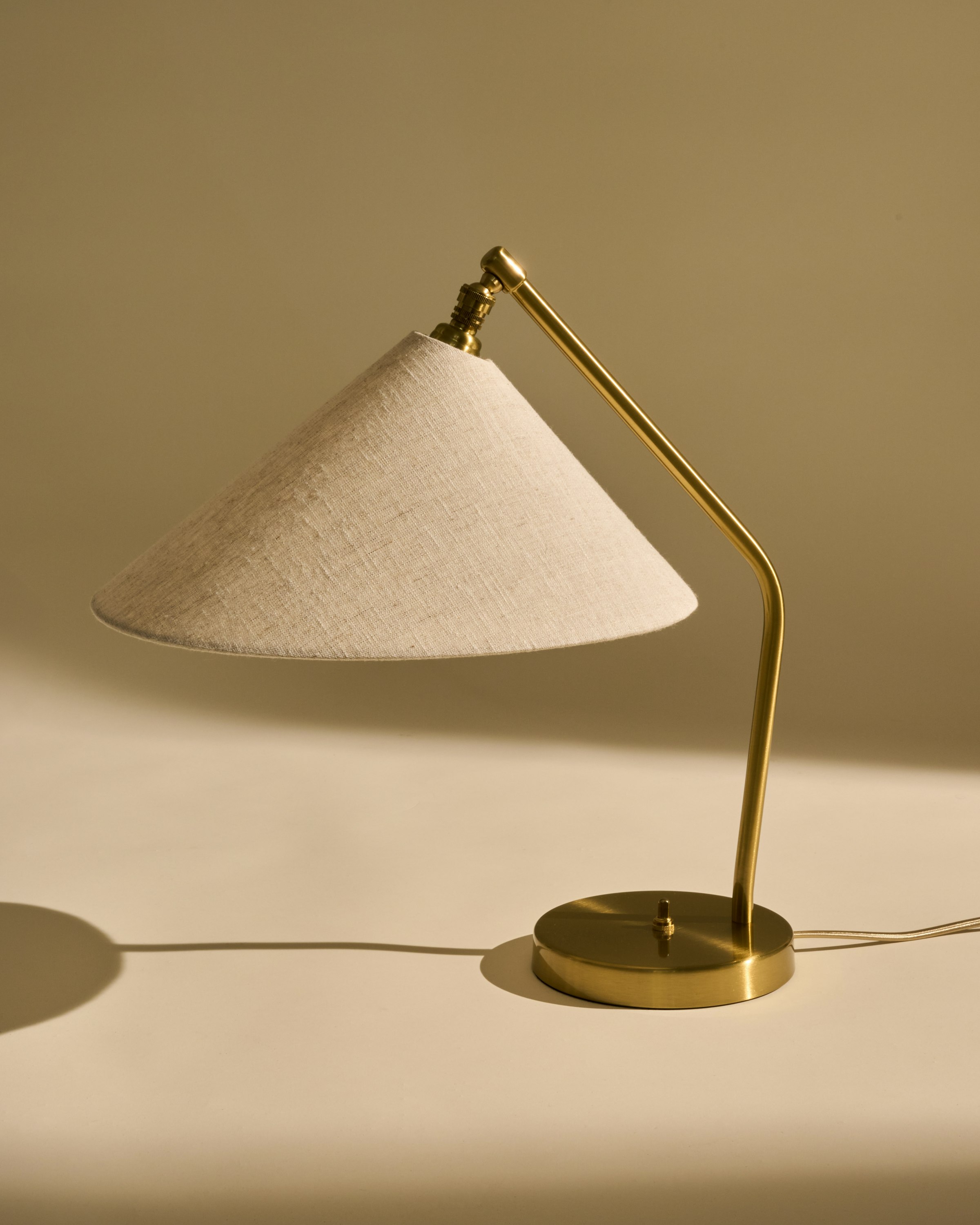 Grasshopper Canvas Shade Table Lamp