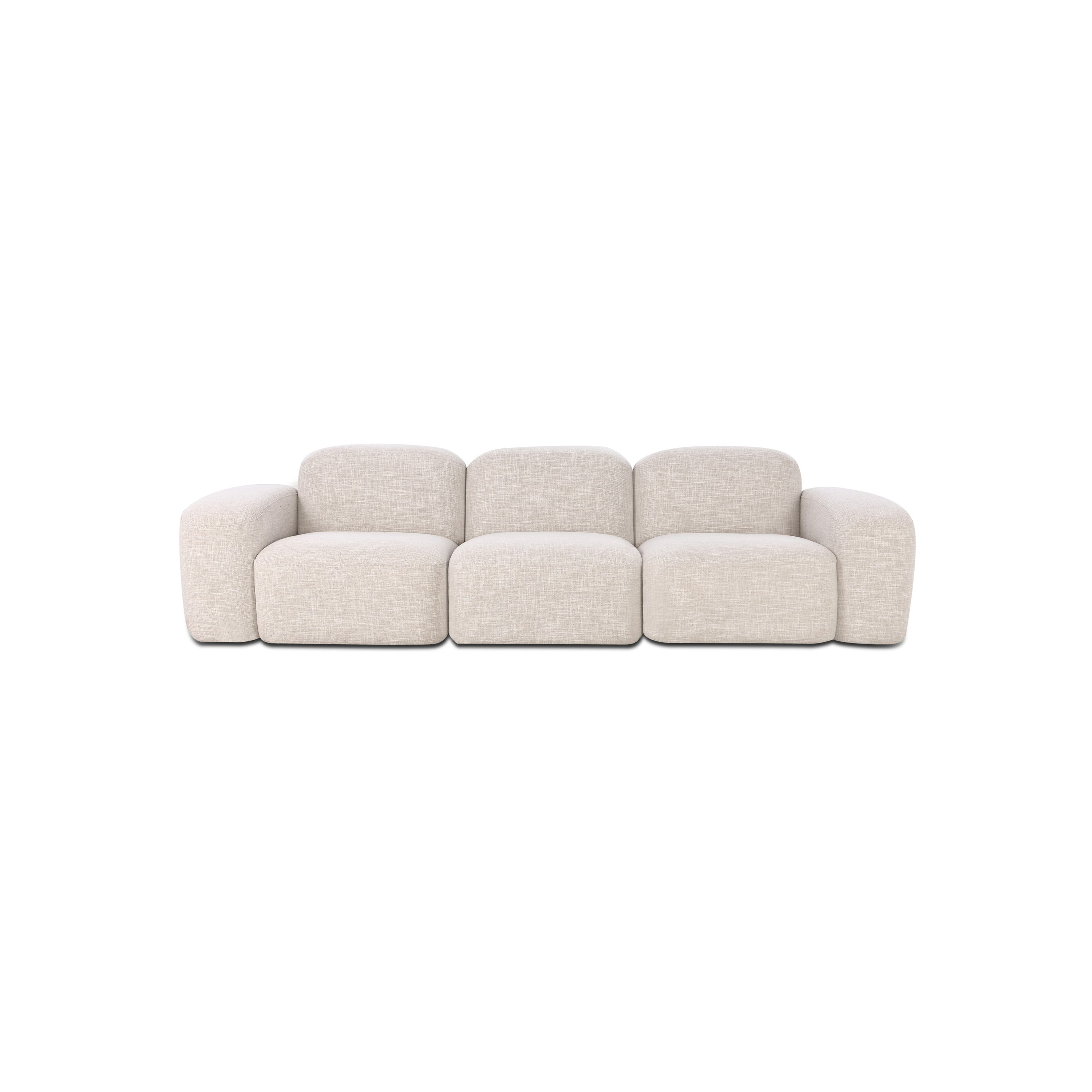 Muse Sofa - 3 Seater, Byron, Oyster