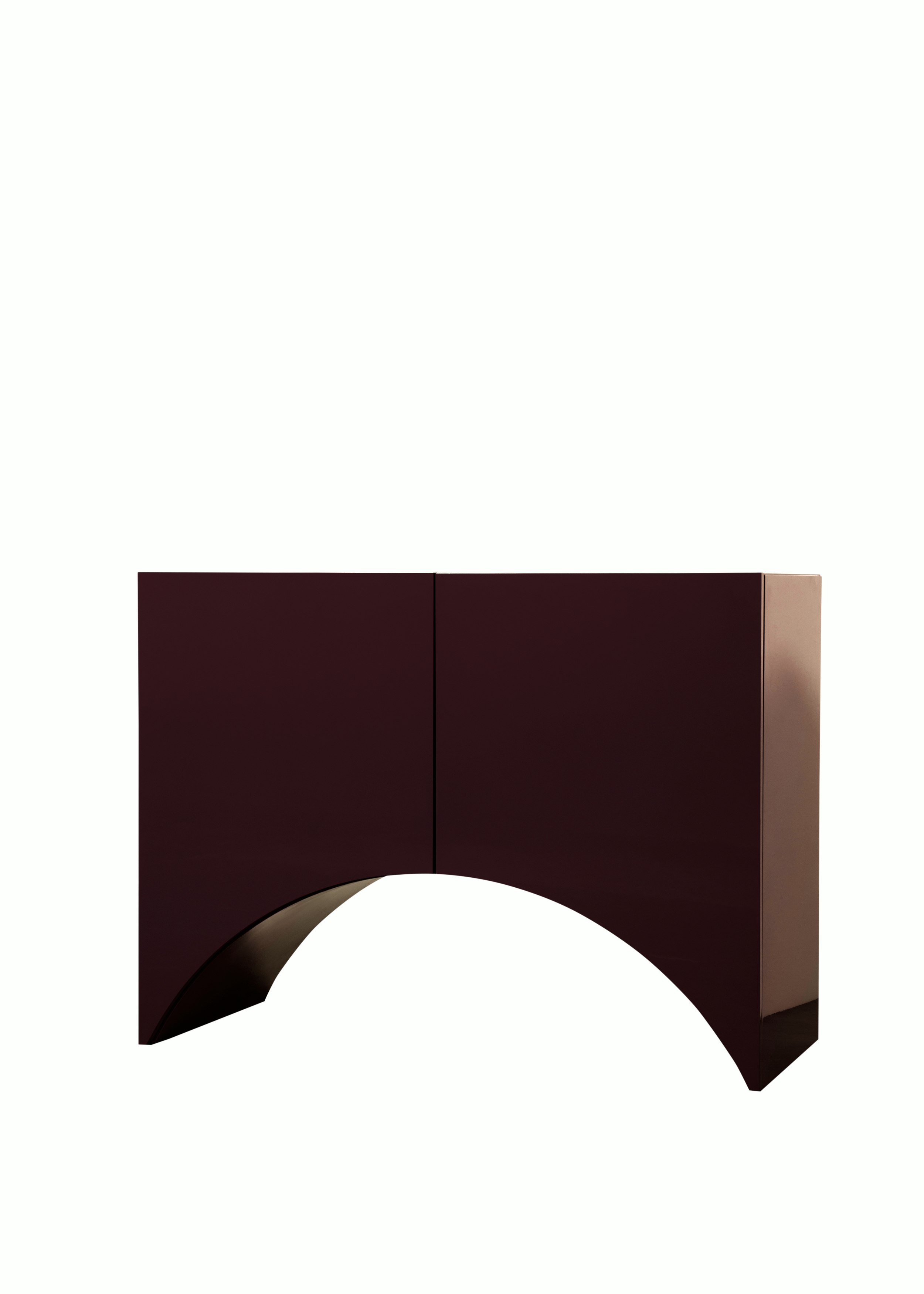 Bridges Cabinet - Arch, Aubergine