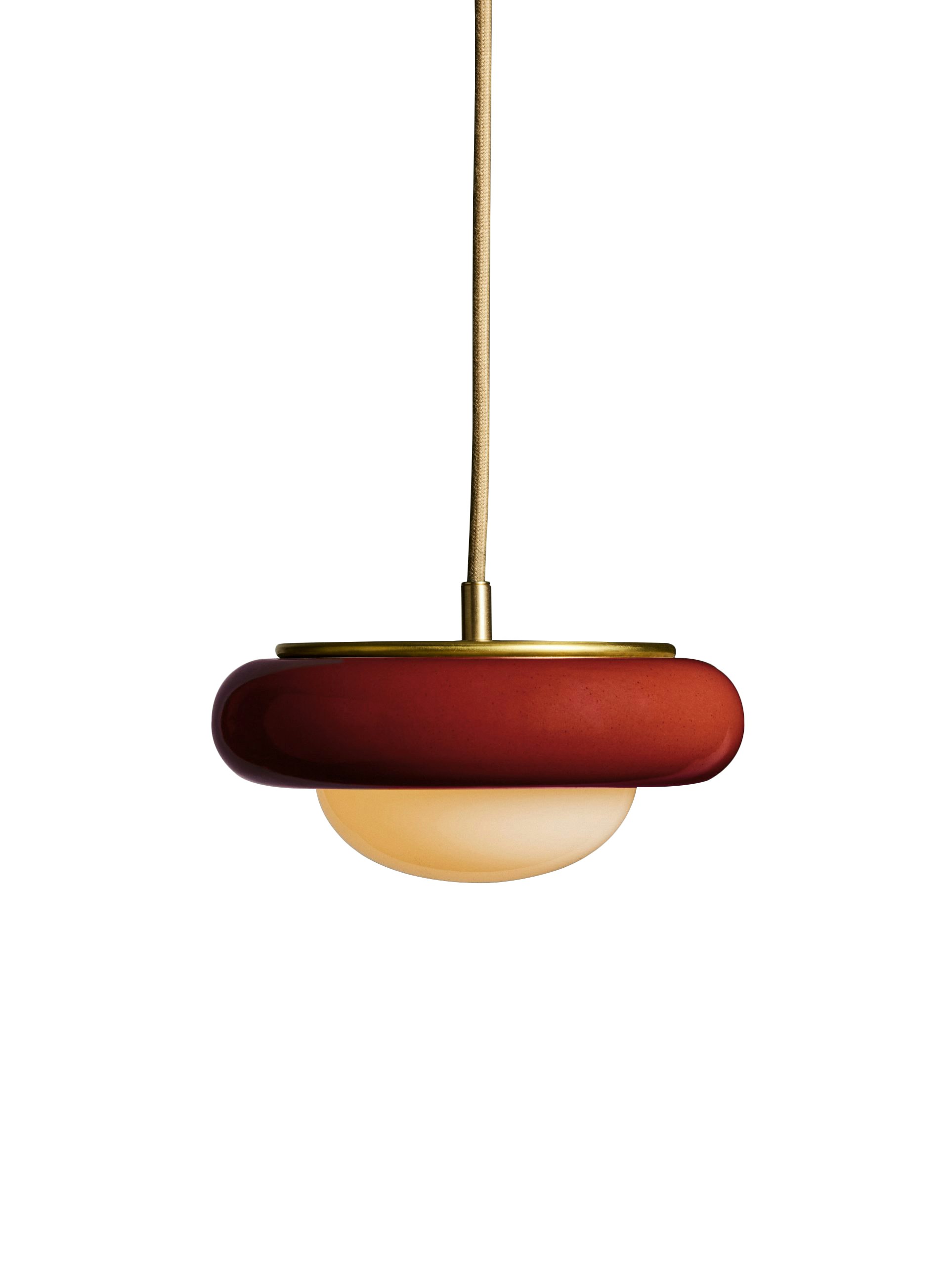 Humboldt Pendant 01 - Cayenne, Unlacquered Brass