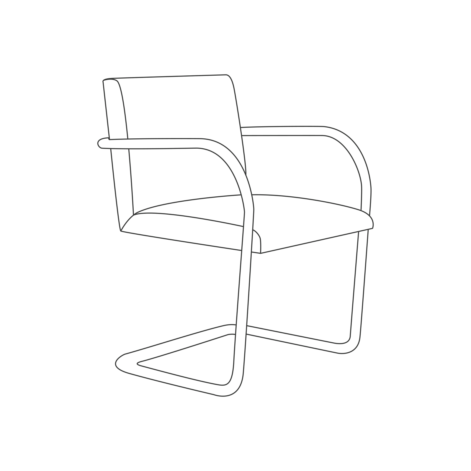 Brno Tubular Chair