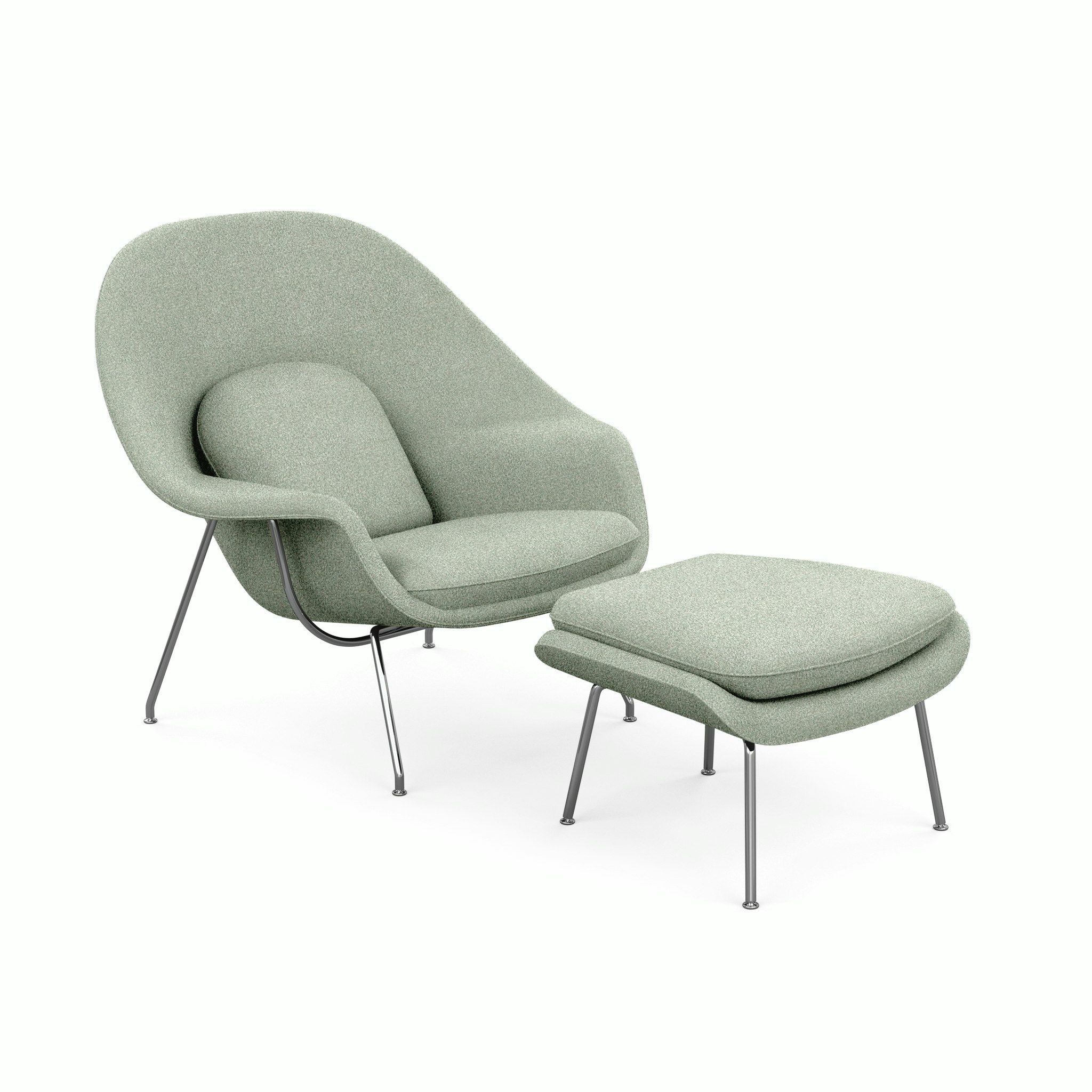Womb Chair and Ottoman