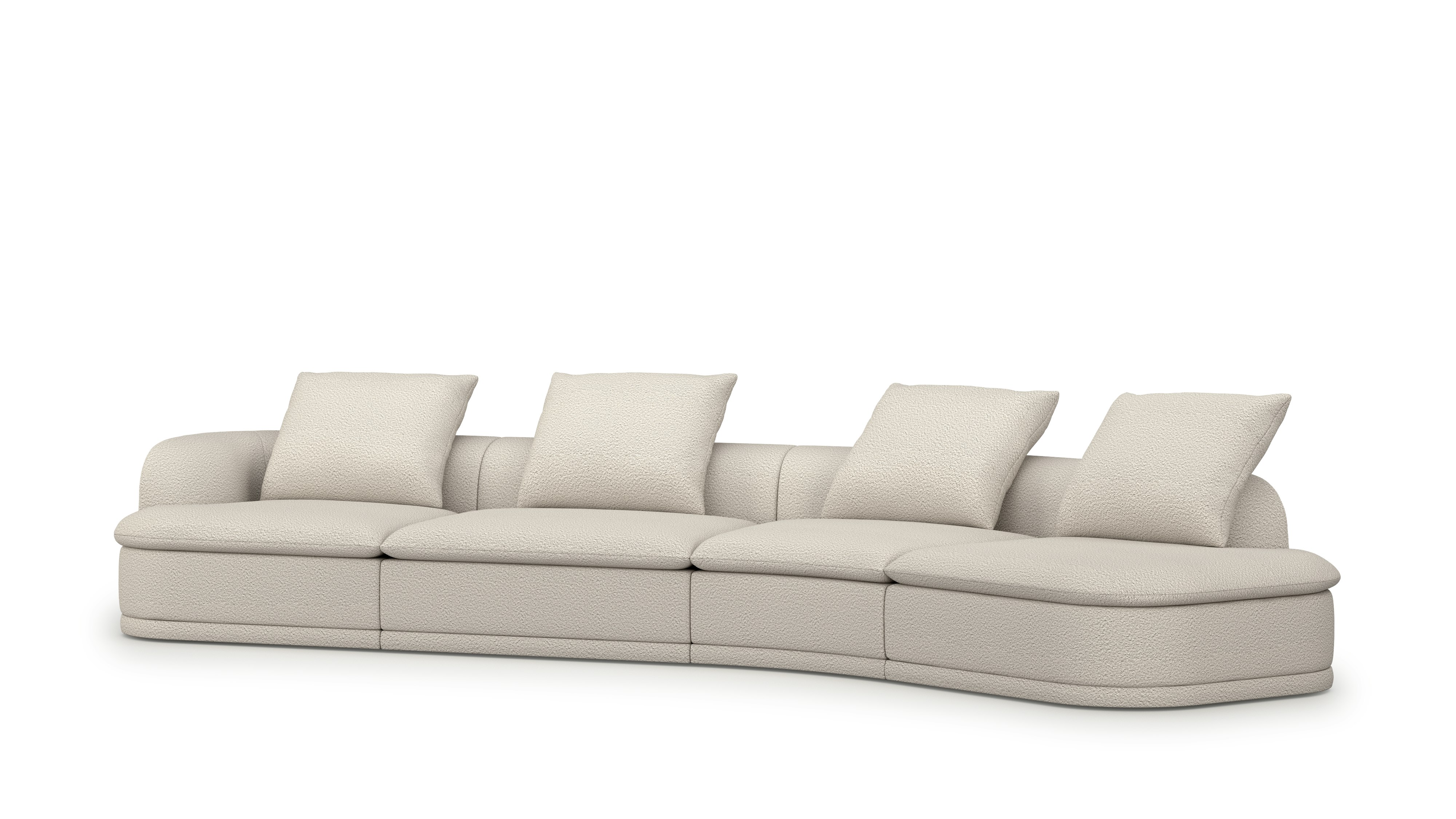Atlason Composed Modular Sofa Open Sweep Sectional
