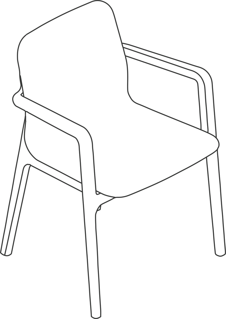 A line drawing - Deft Armchair