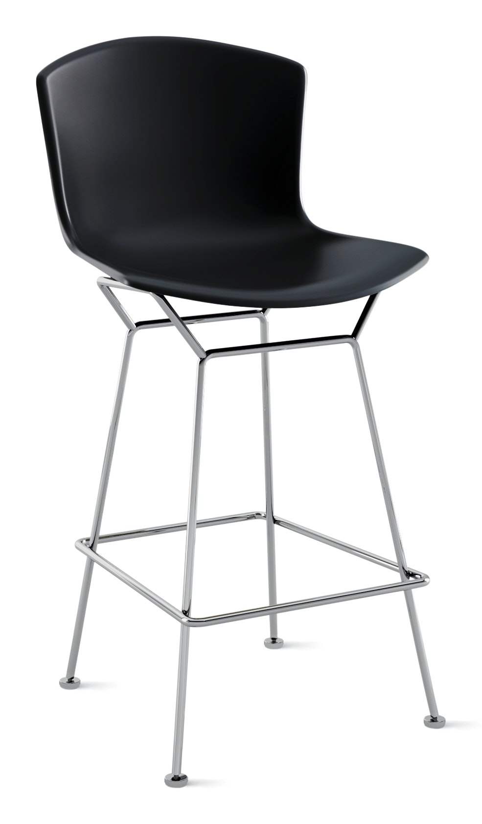 Bertoia Molded Shell Stool