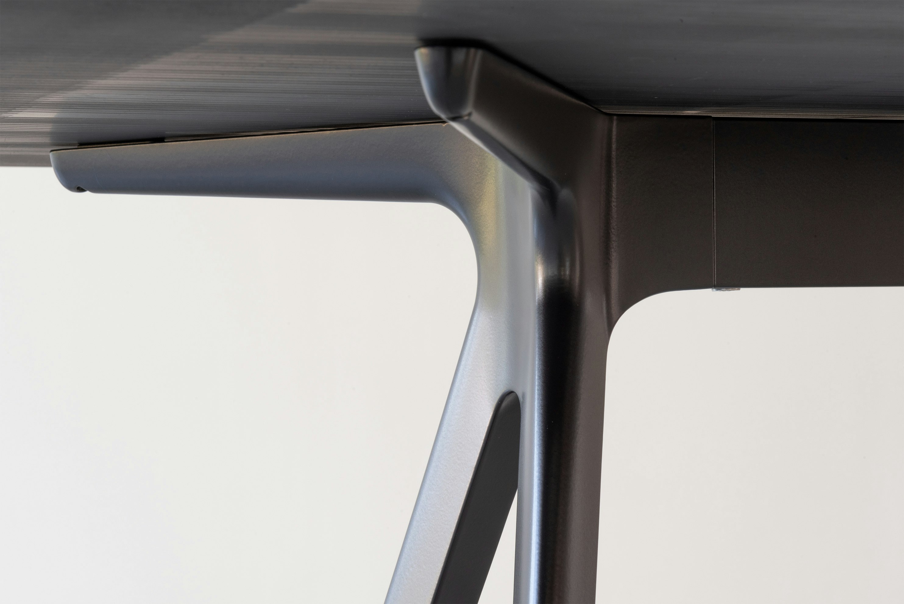 Baguette Table - 33 x 62, Ardesia Slate and Black