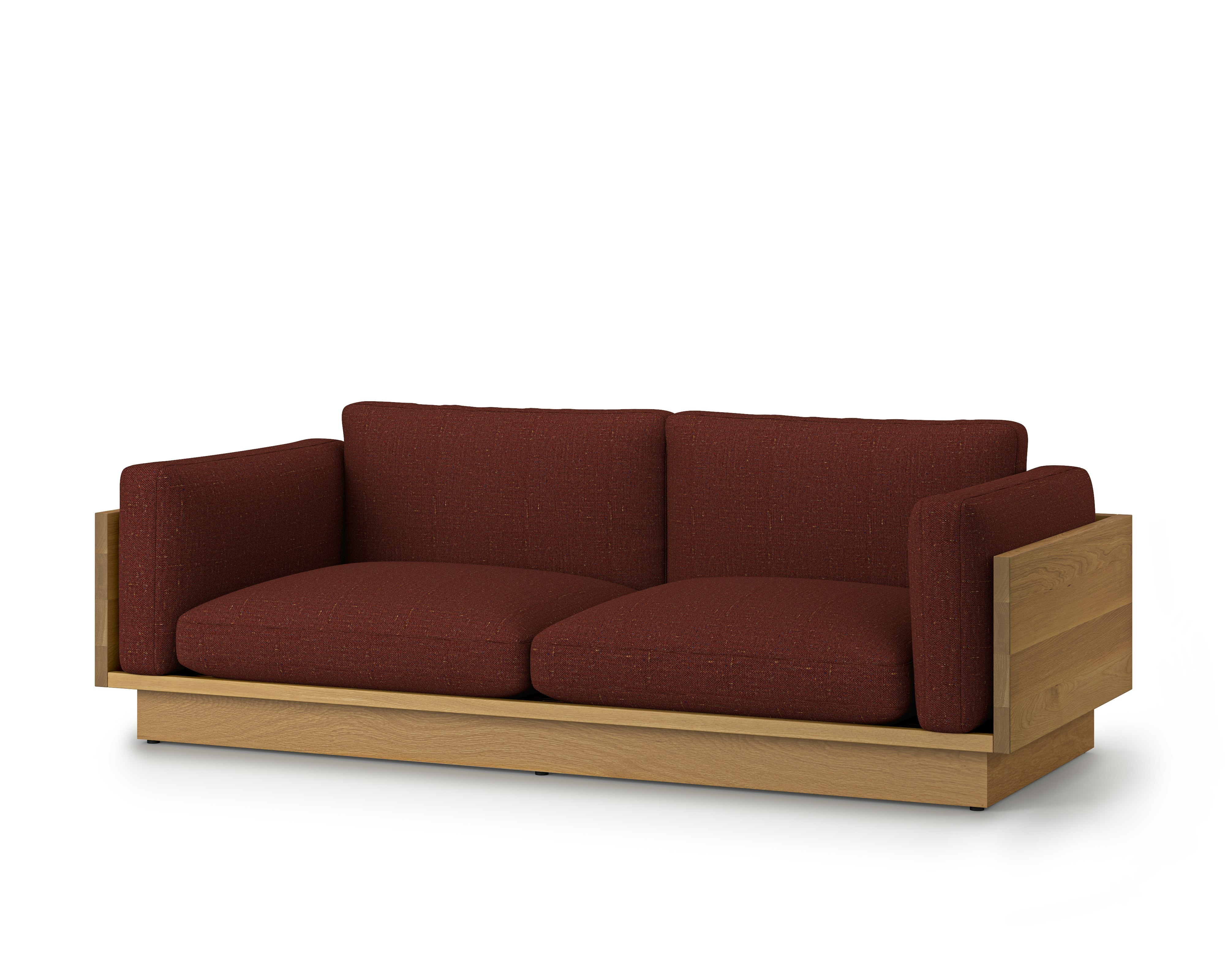 Pawson Drift Sofa - 93 inch , Rowan, Brickfield, White Oak