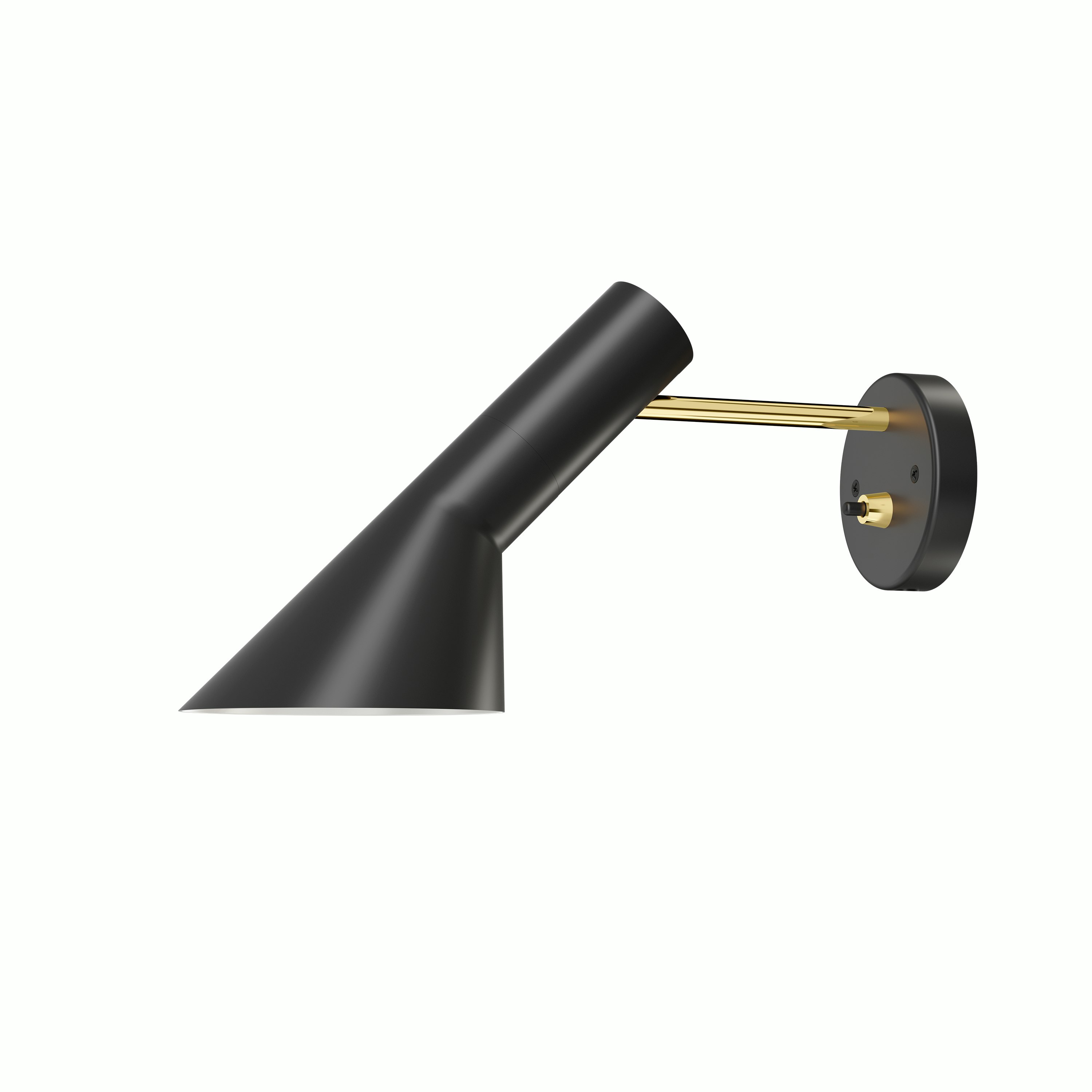 AJ Wall Sconce - Black / Brass