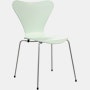 Series 7 Chair - Lacquered, 7:14 AM Green, Chromed Steel