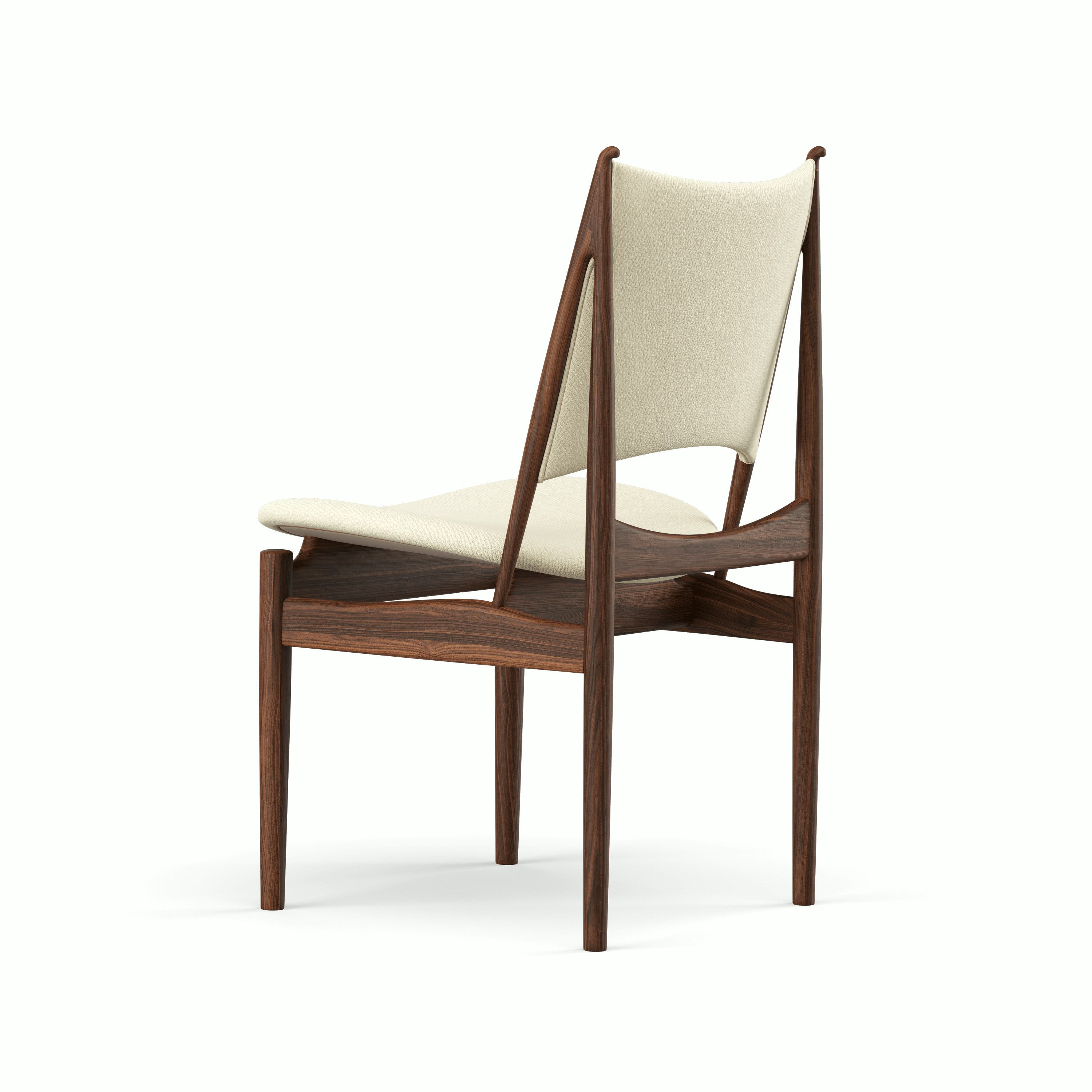 Egyptian Chair - Walnut, Vidar, 1511 Almond