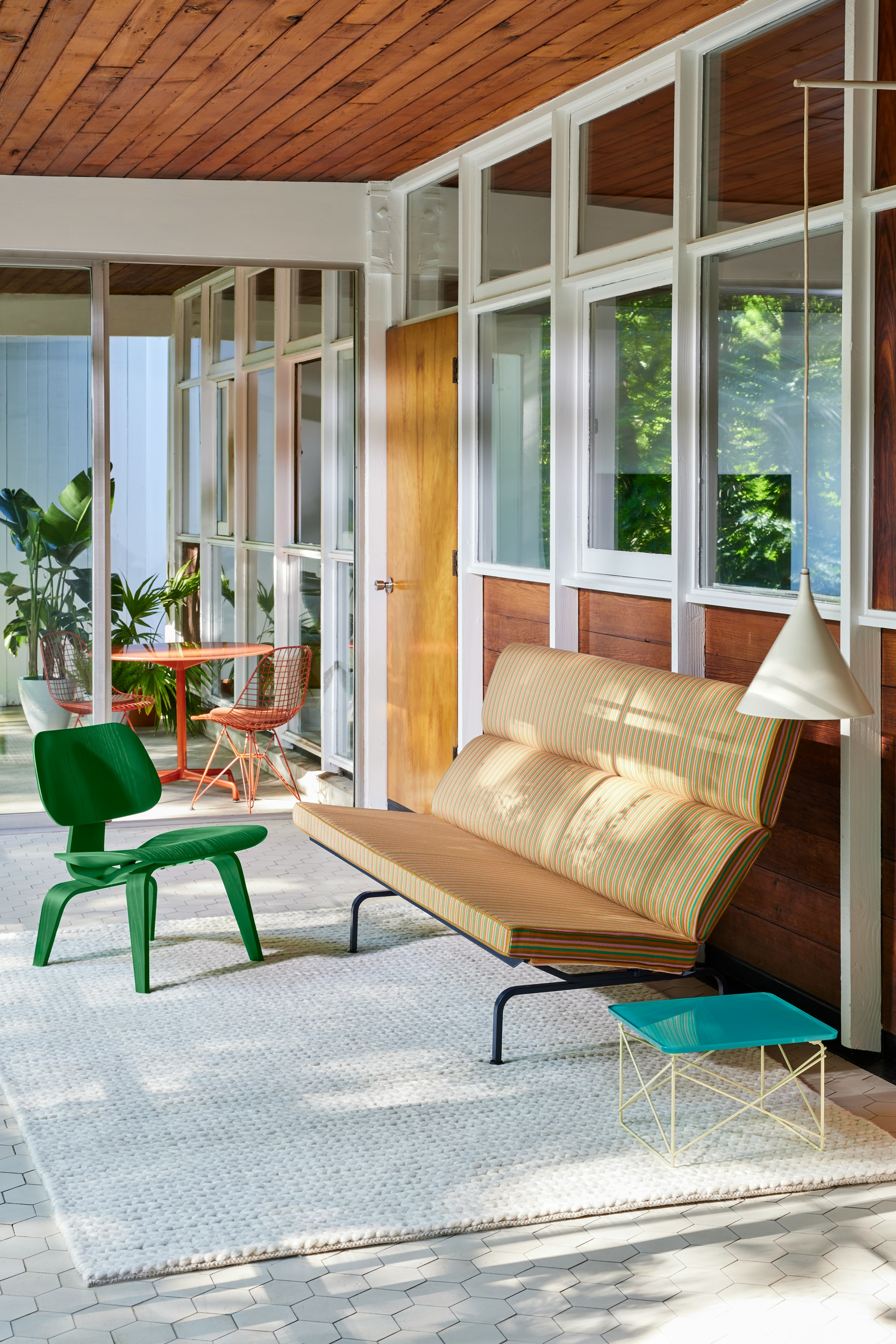HM x HAY Collection living room setting in historic Depree House