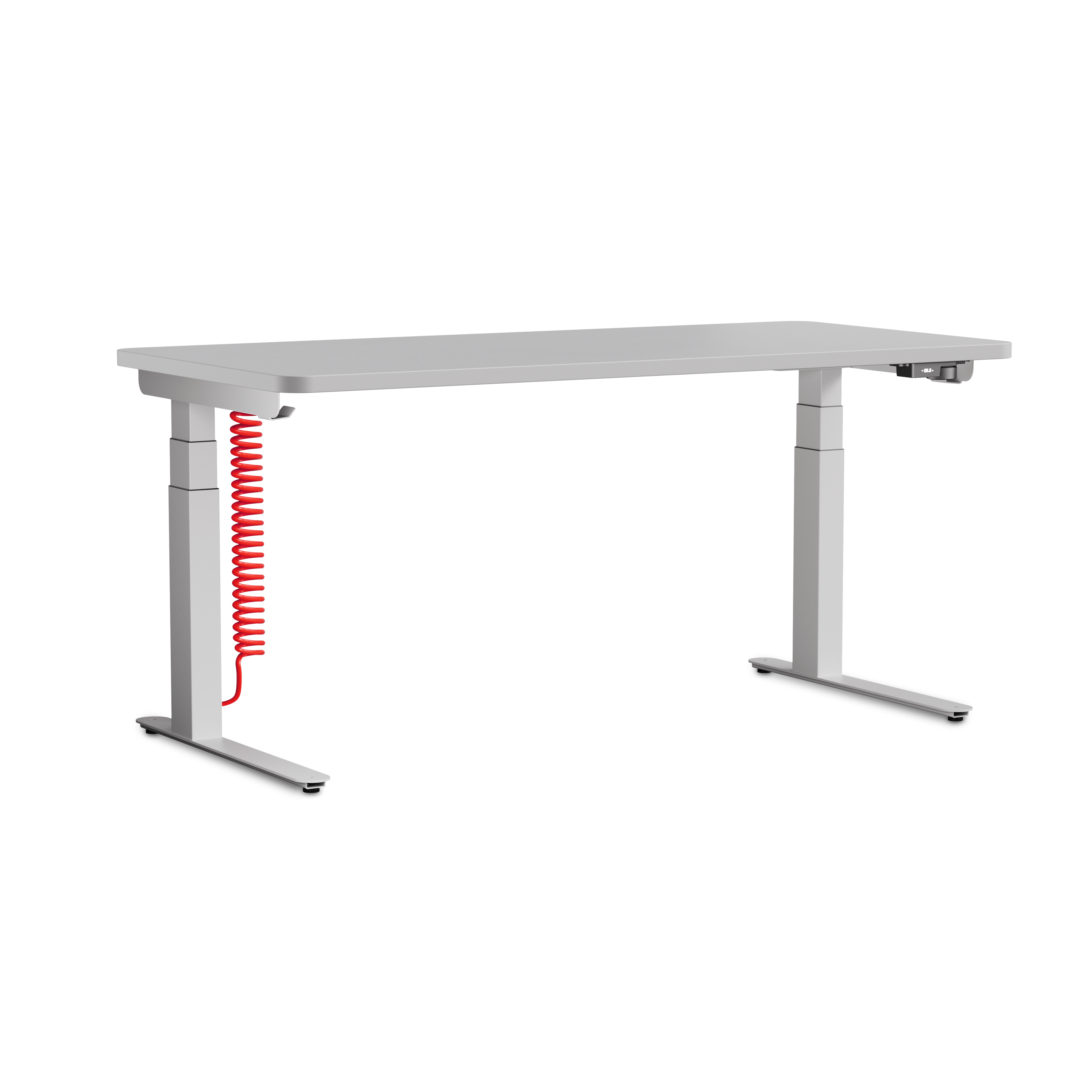 Coyl Gaming Desk - White,  Studio White