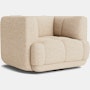 Quilton Swivel Chair - Bolgheri , Natural
