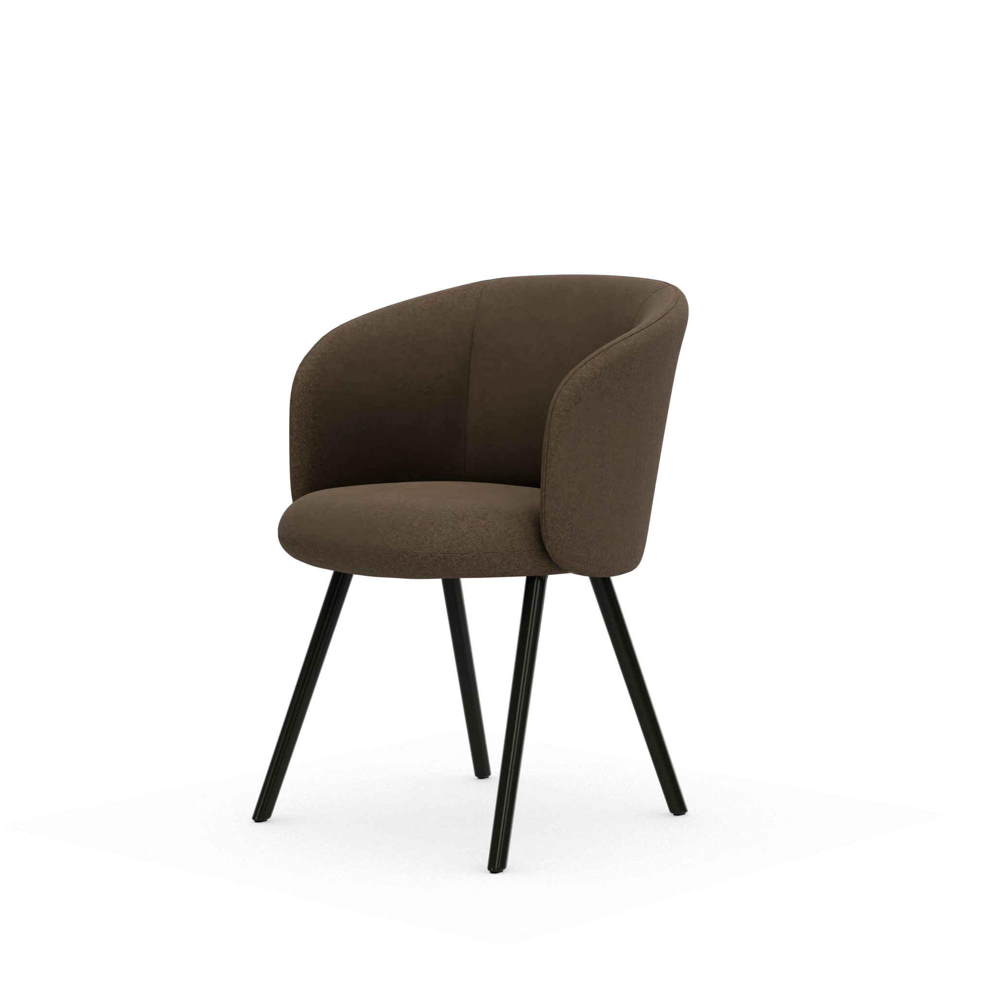 Mikado Chair - Armchair, Dumet, Sand Melange, Black
