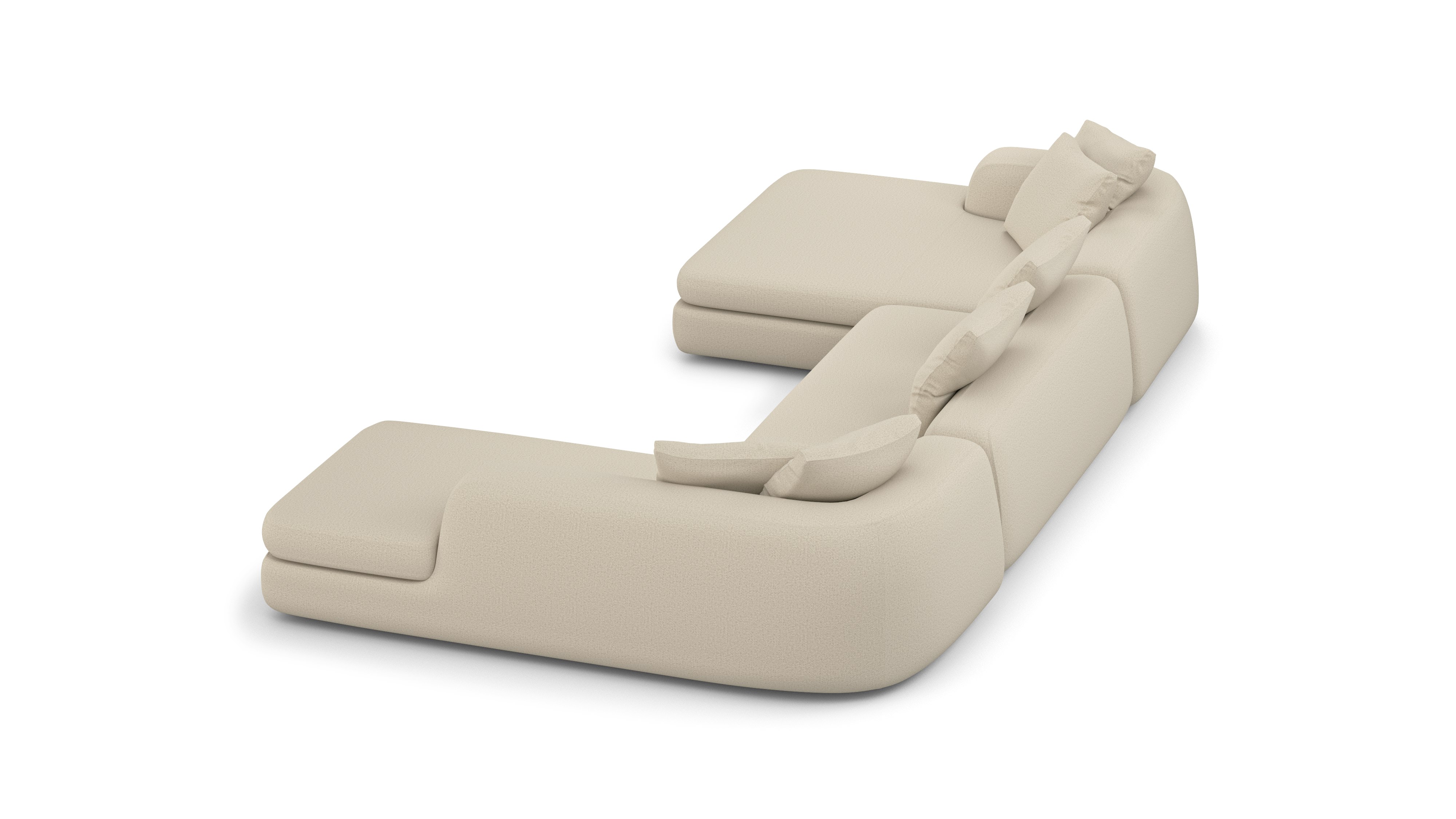 Atlason Americano Asymmetrical Double Chaise Sectional