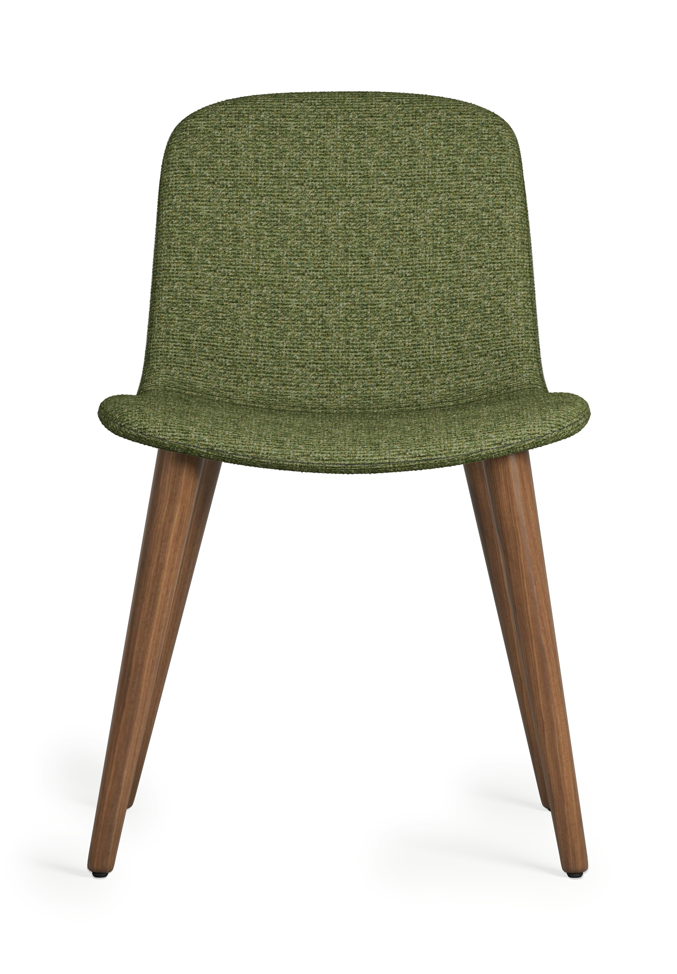 Bacco Chair - Melange, 800 Malachite, Walnut