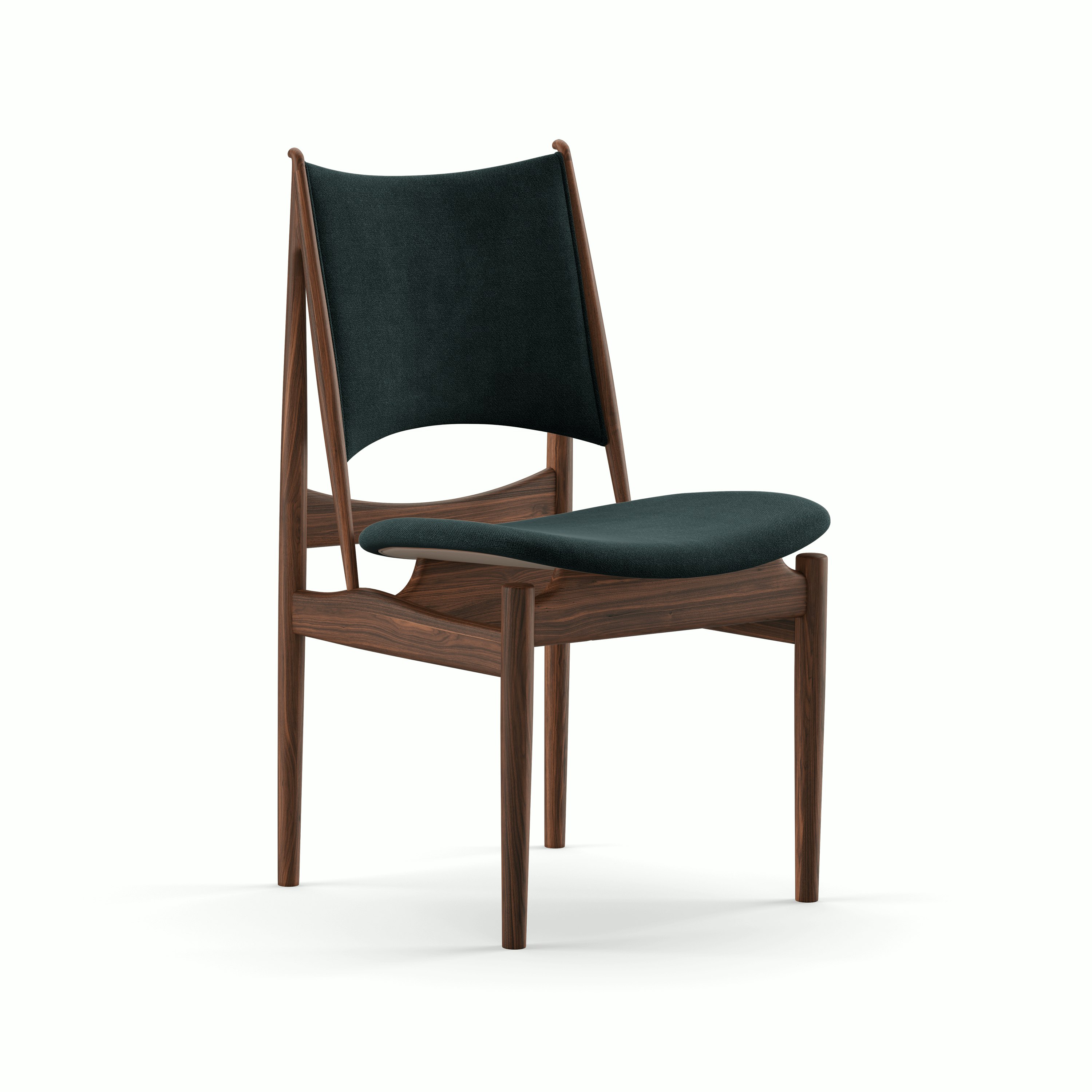 Egyptian Chair - Walnut, Vidar, 182 Graphite