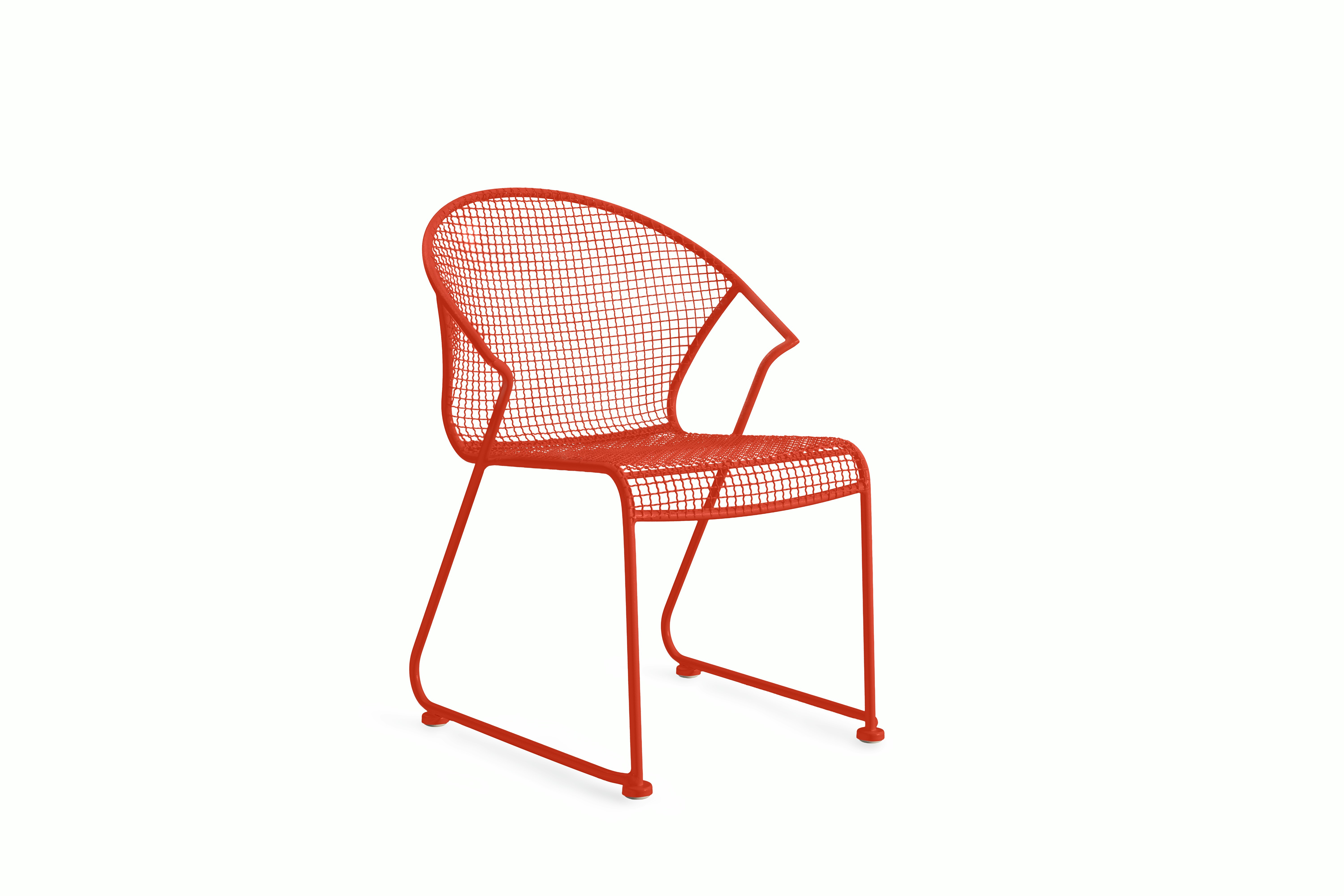 Sculptura Stacking Barrel Chair - red orange