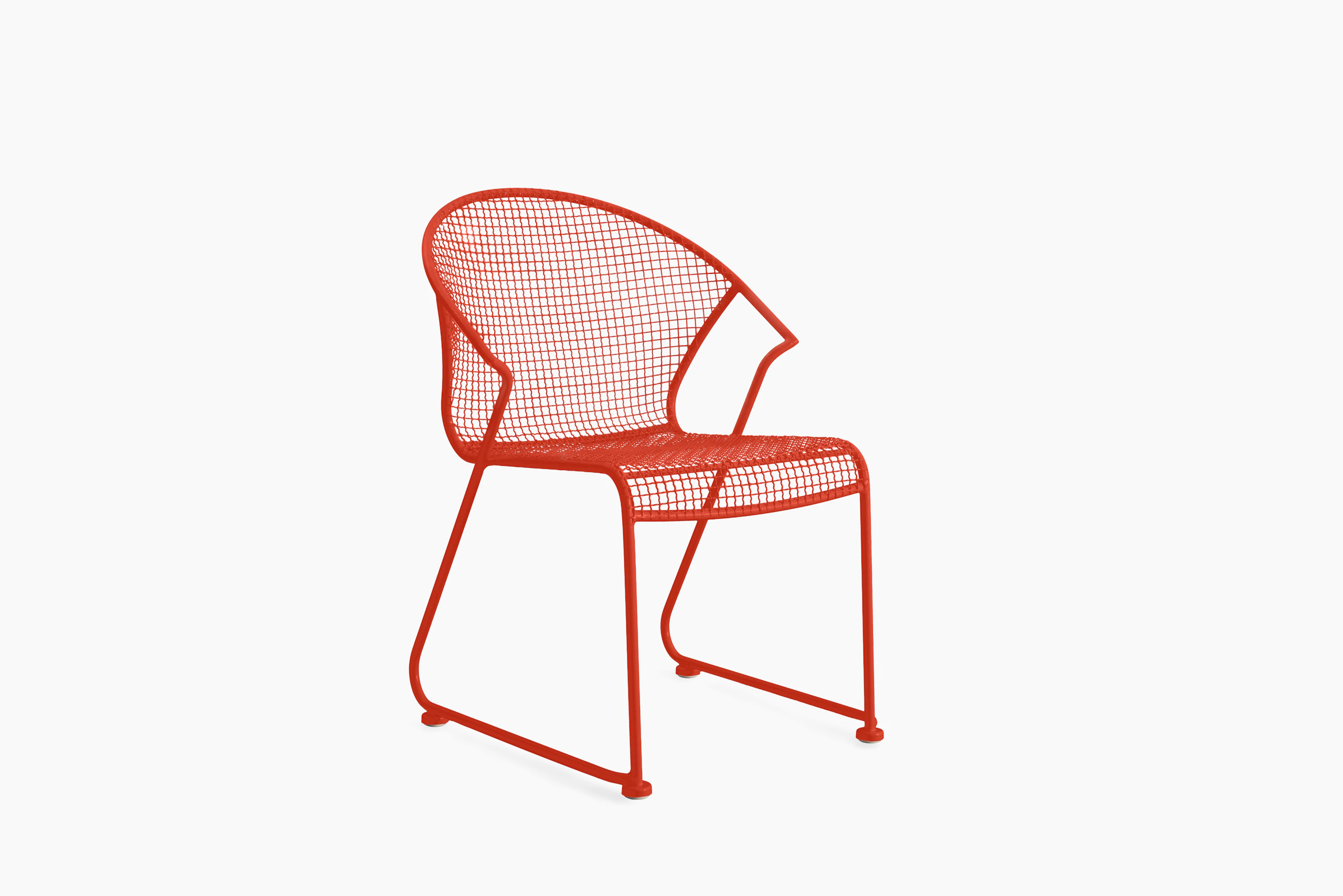 Sculptura Stacking Barrel Chair - red orange