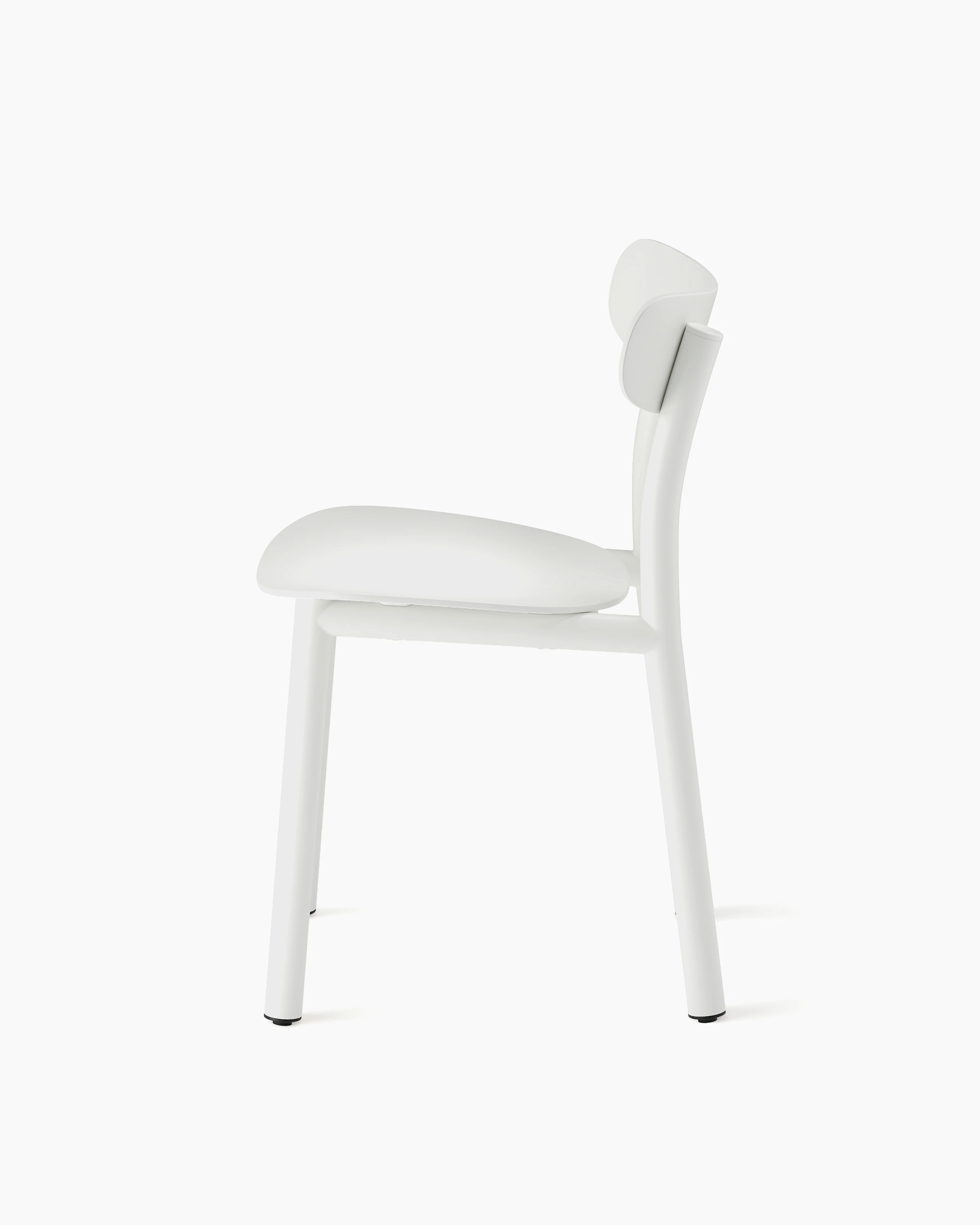 White background shot of Lotti Chair in Signal White