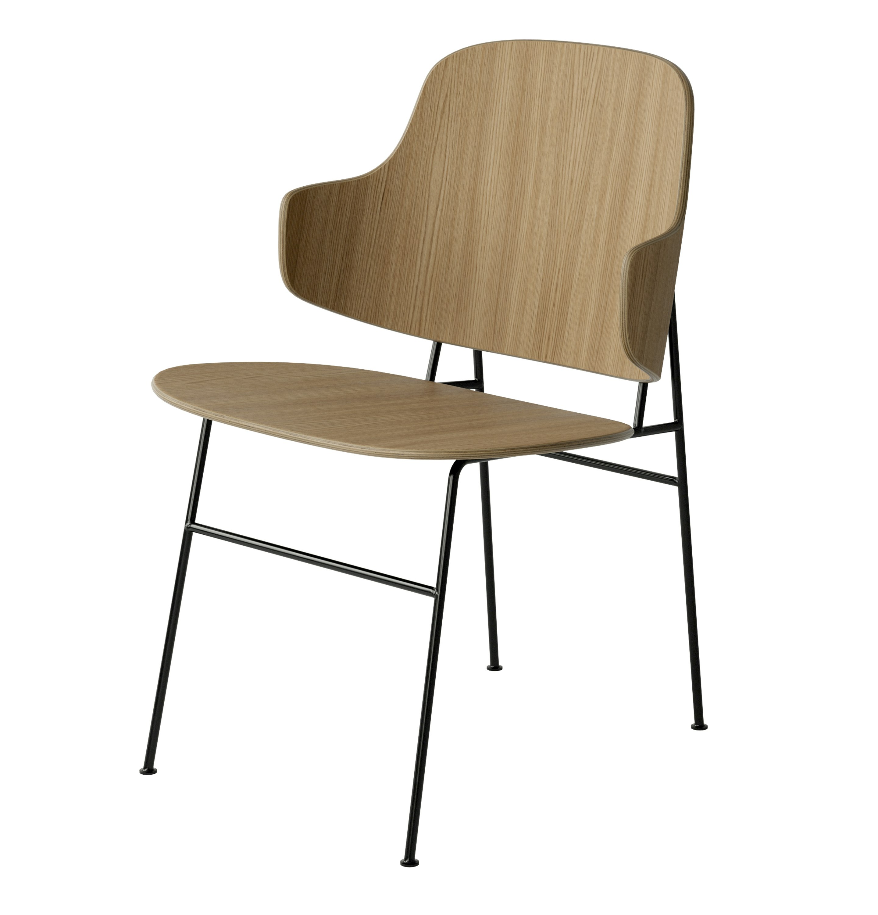 Penguin Dining Chair - Unupholstered, Oak