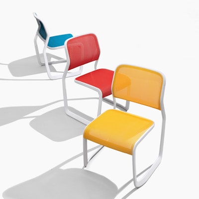 Marc Newson Aluminum Chair Side Chair Stacking Chair