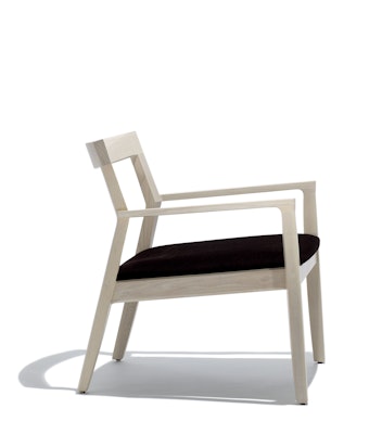 Knoll White Ash Krusin Lounge Chair