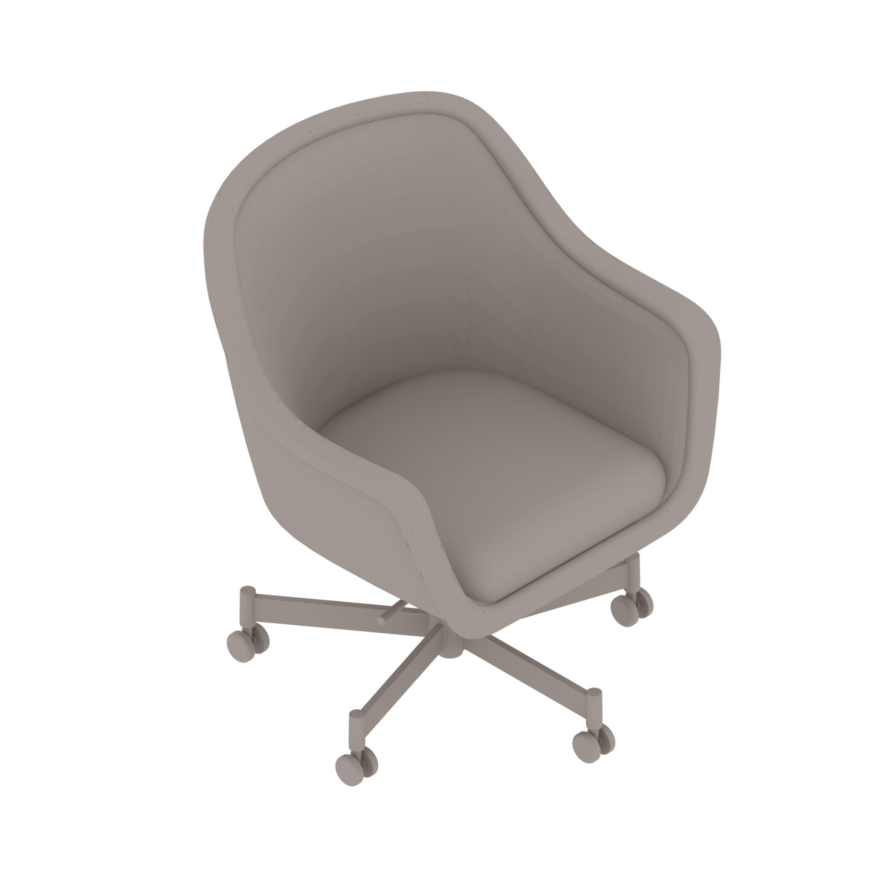 A generic rendering -Bumper Conference Chair | Standard Arms