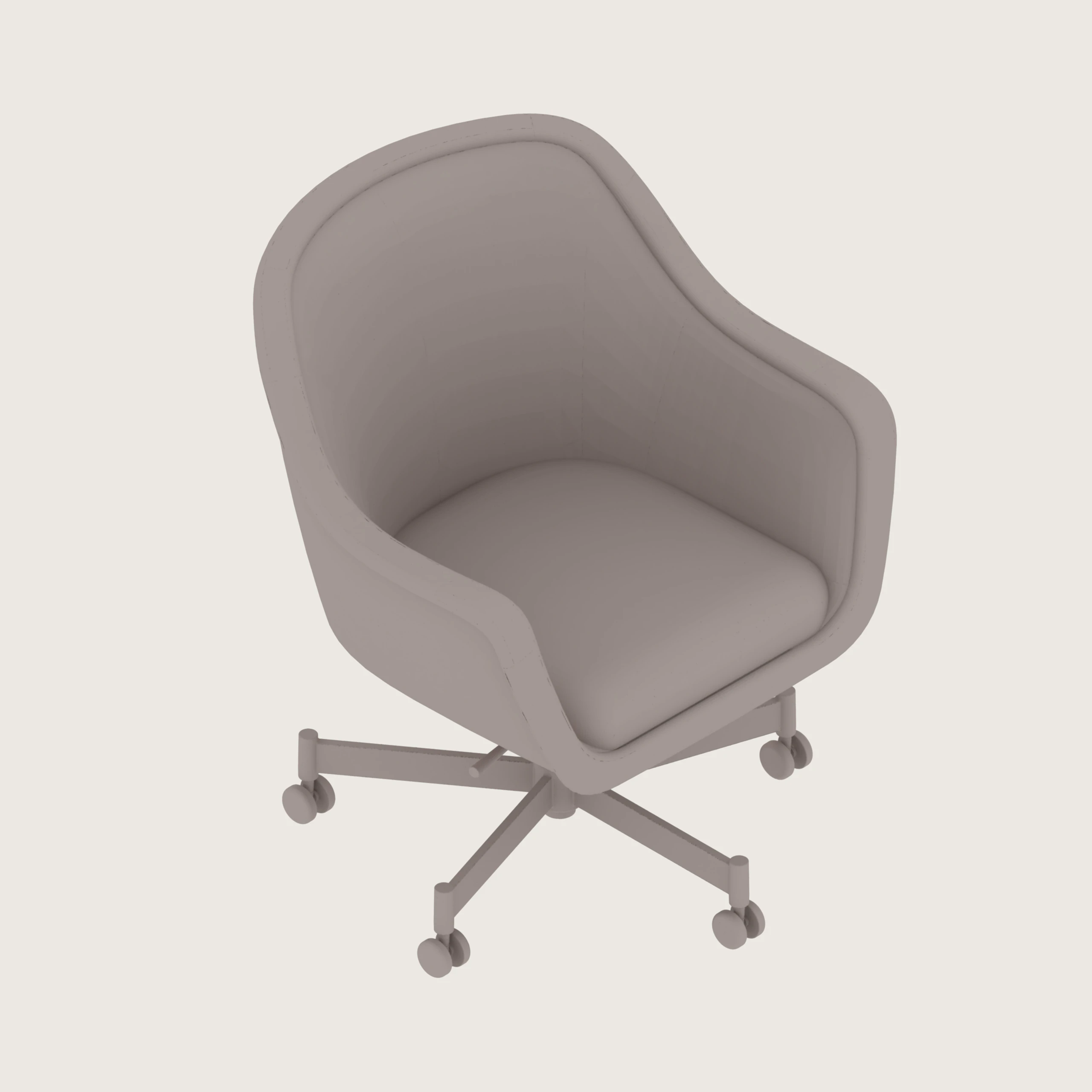 A generic rendering -Bumper Conference Chair | Standard Arms