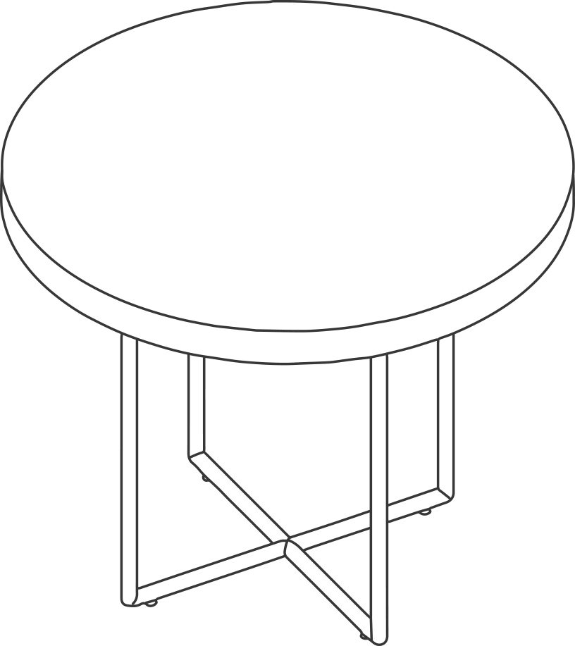 A line drawing - Domino Table