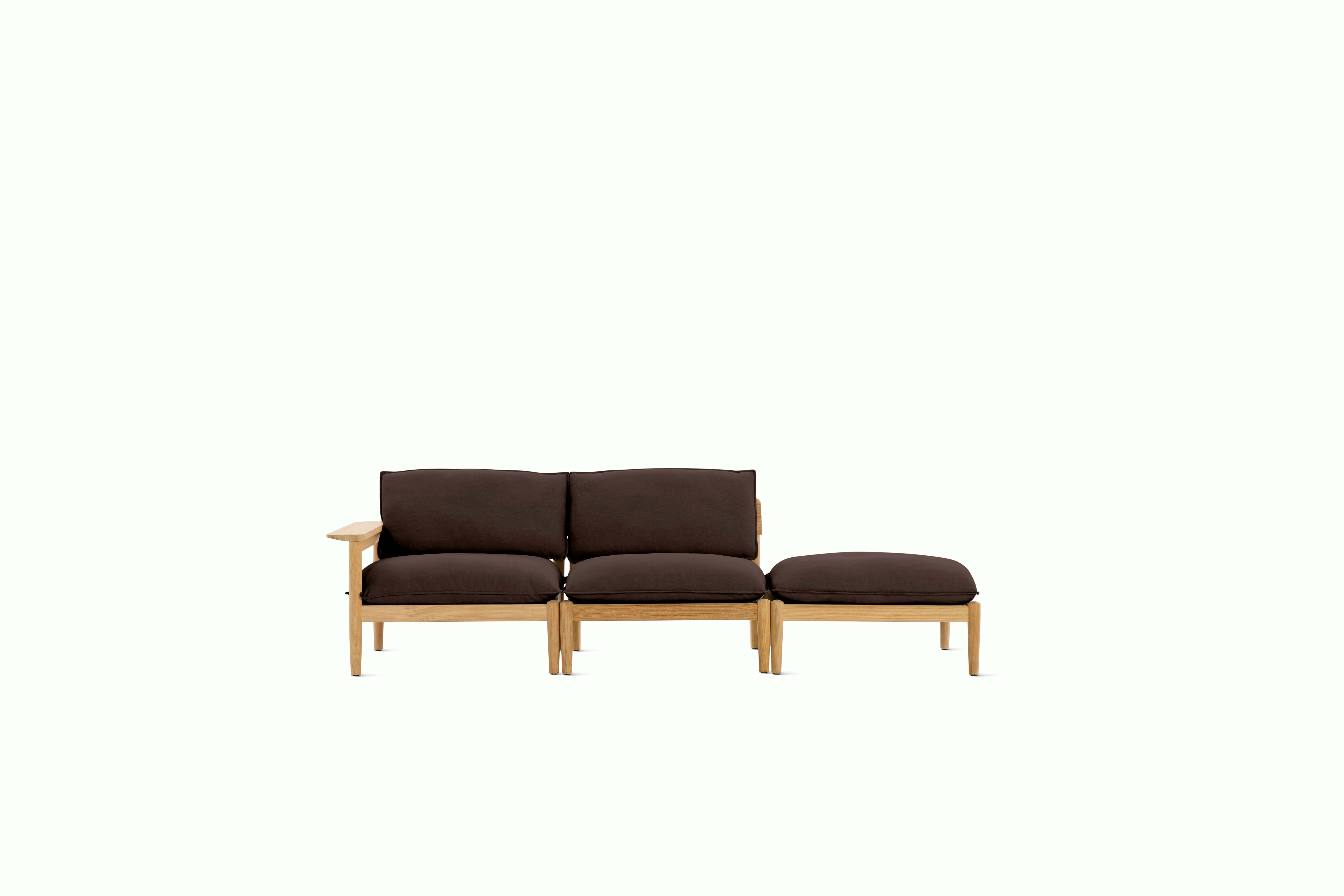 Terassi One Arm Sofa - Left Arm,  Sable, FSC Certified