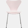 Series 7 Chair - Lacquered, 7:14 AM Pink, Chromed Steel
