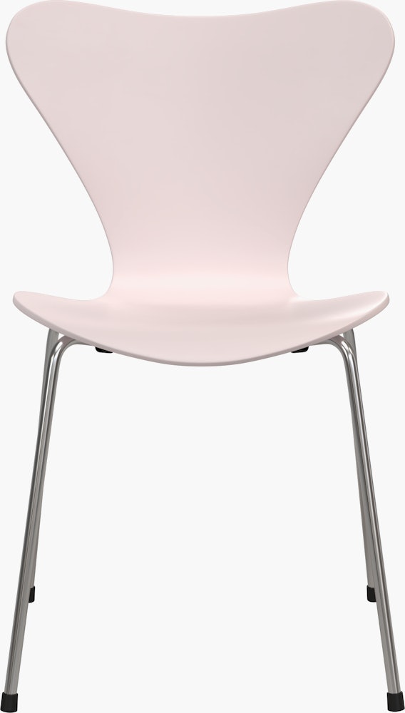 Series 7 Chair - Lacquered, 7:14 AM Pink, Chromed Steel