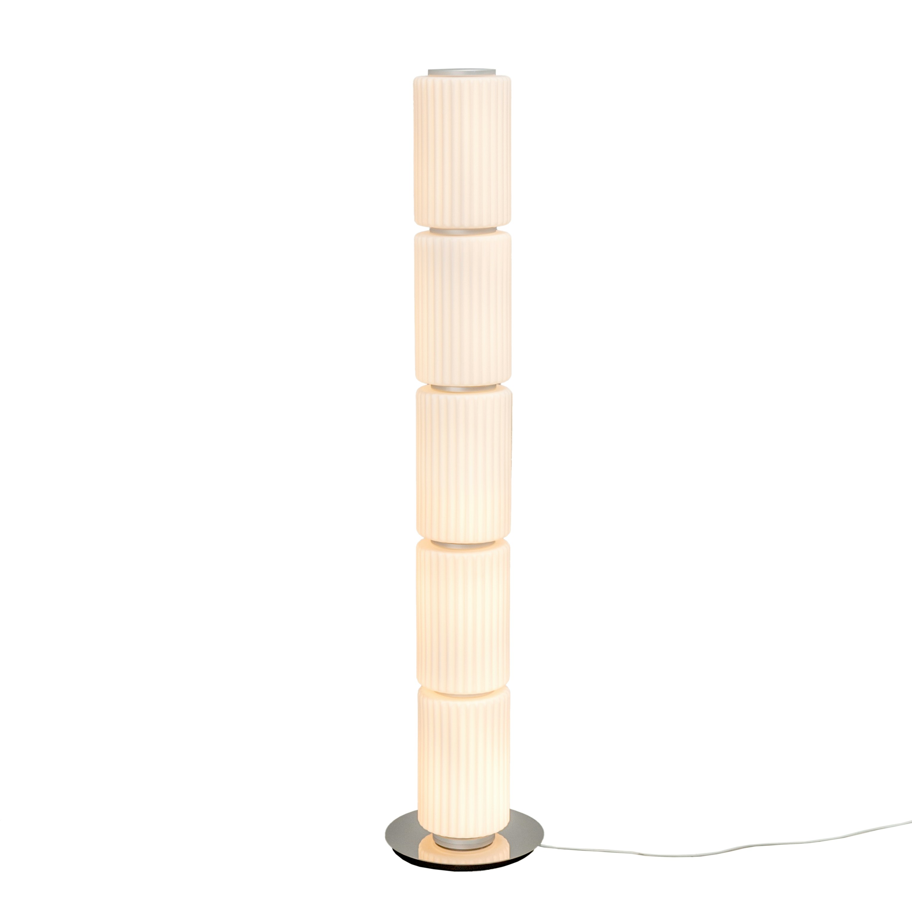 Column 175 Floor Lamp 5- Ivory