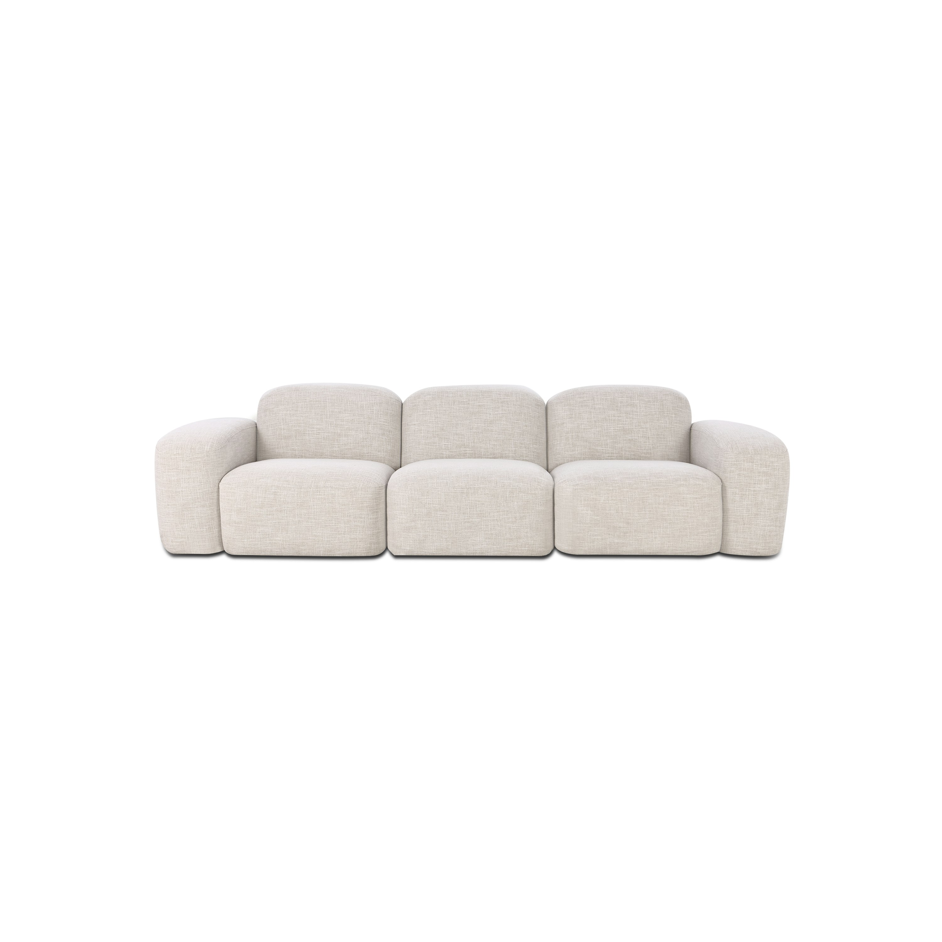 Muse Sofa - 3 Seater, Byron, Oyster