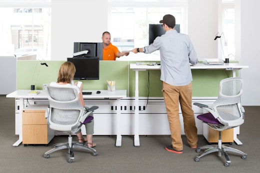 Knoll Tone Standing Height Tables