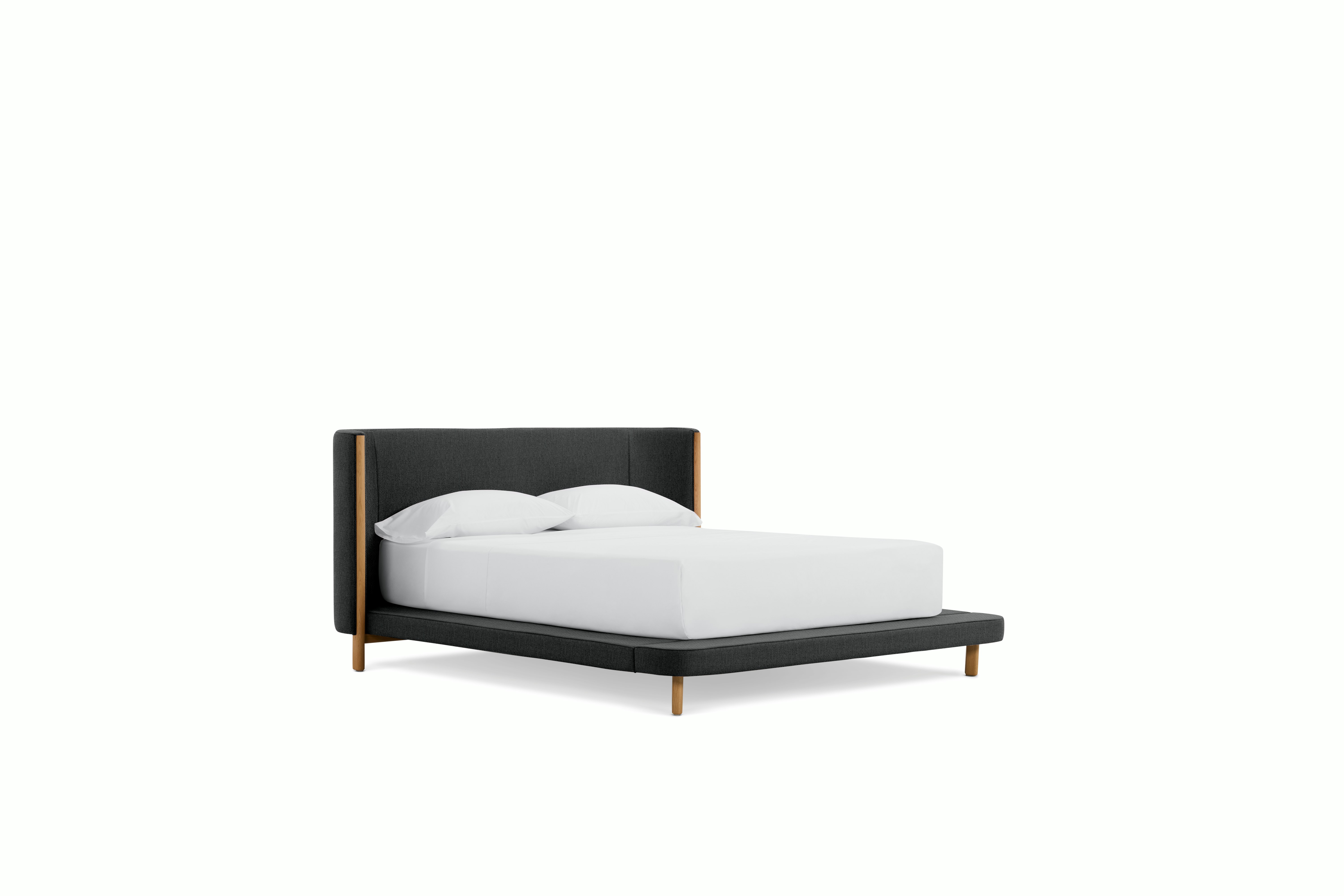 Emmy Bed - Tall in Oak and Mode Terra