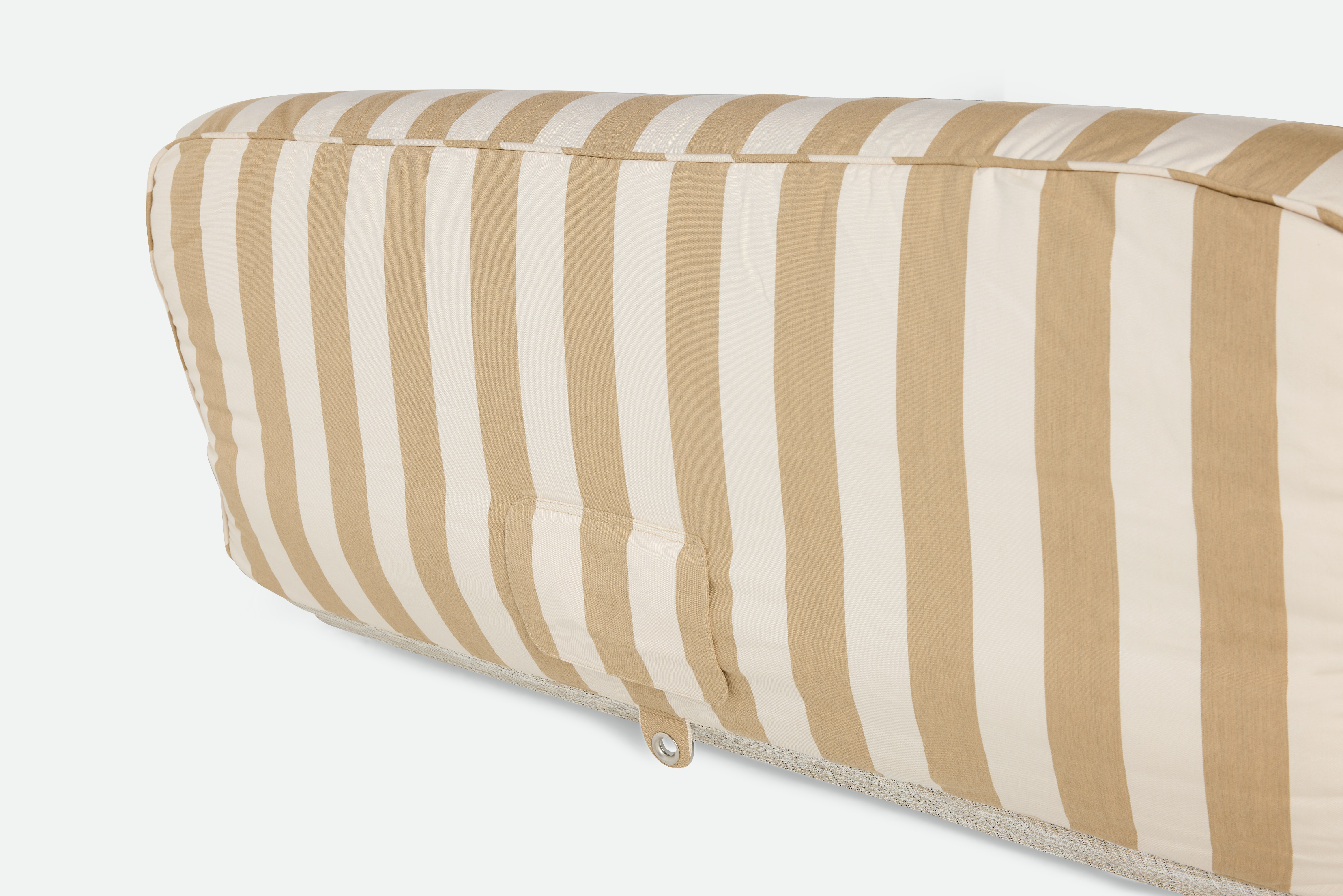 Single Lilo Pool Float - sand/white stripe