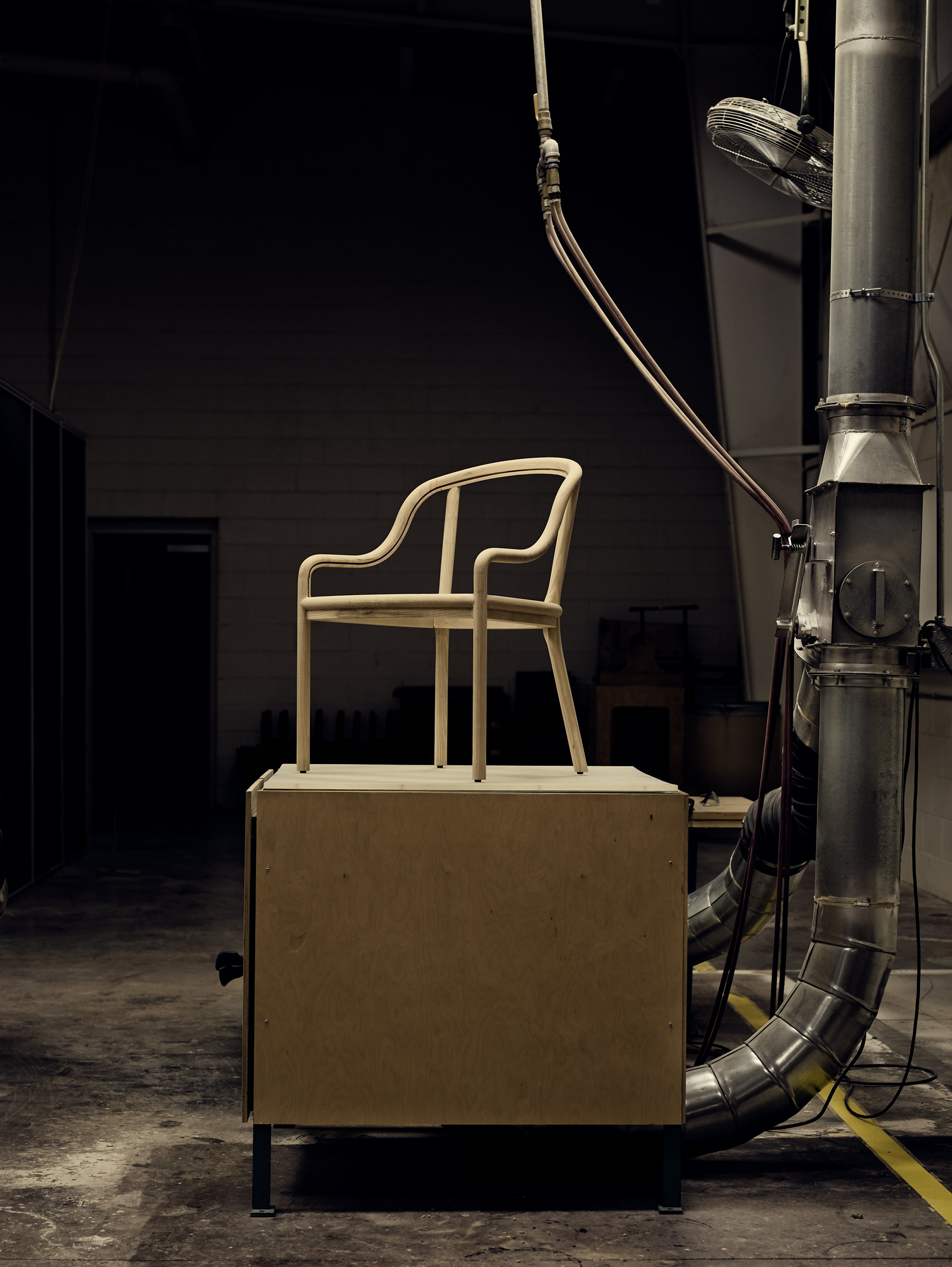 Geiger Hildebran Facility chair build in progress