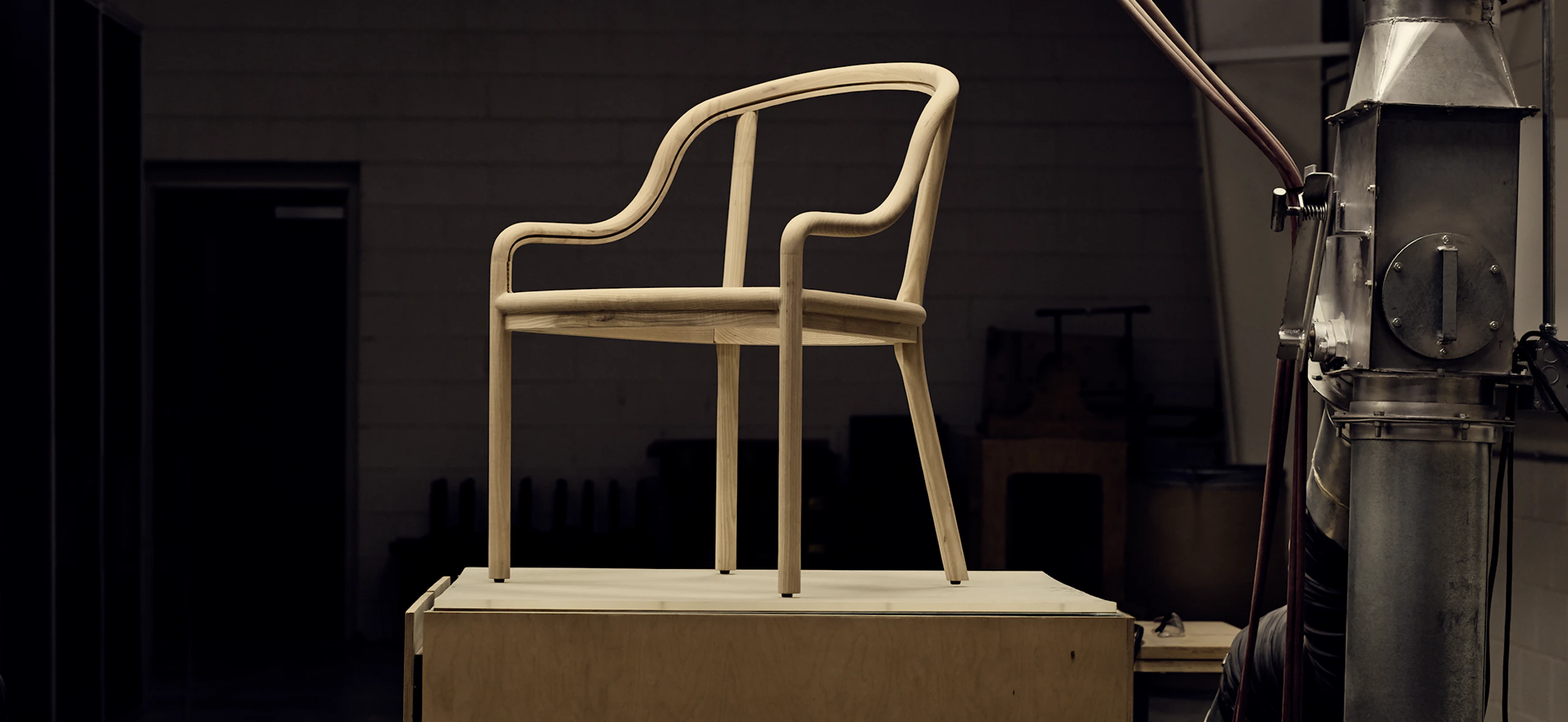 Geiger Hildebran Facility chair build in progress